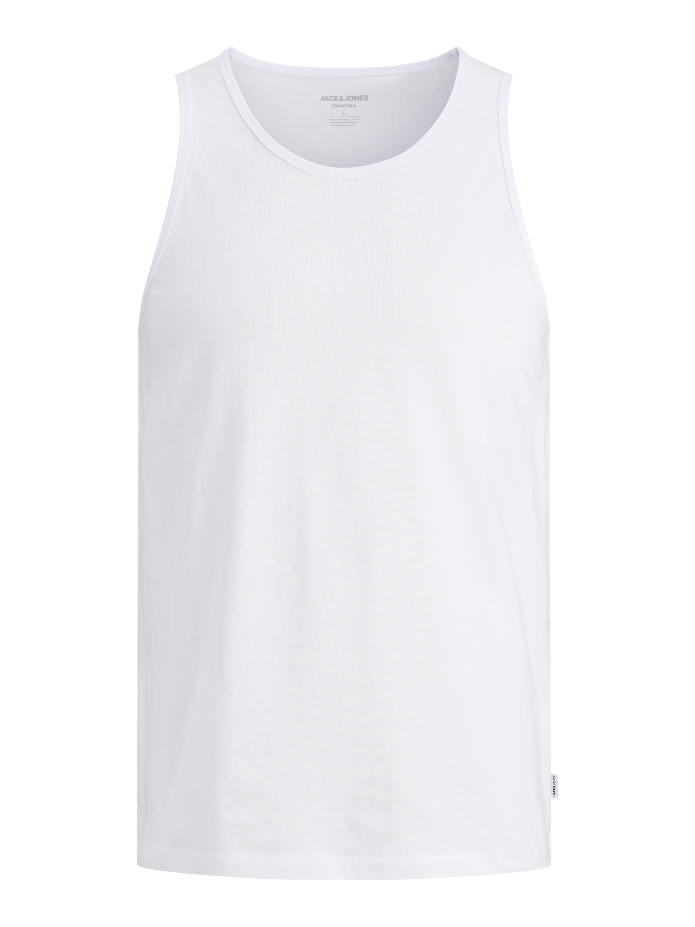 Jack & Jones Muscleshirt »JJEORGANIC BASIC TANKTOP NOOS« Baumwolle, Rundhalsausschnitt