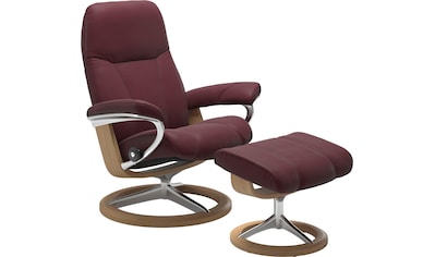 Relaxsessel »Consul«, (Set, Relaxsessel mit Hocker), mit Hocker, mit Signature Base,...