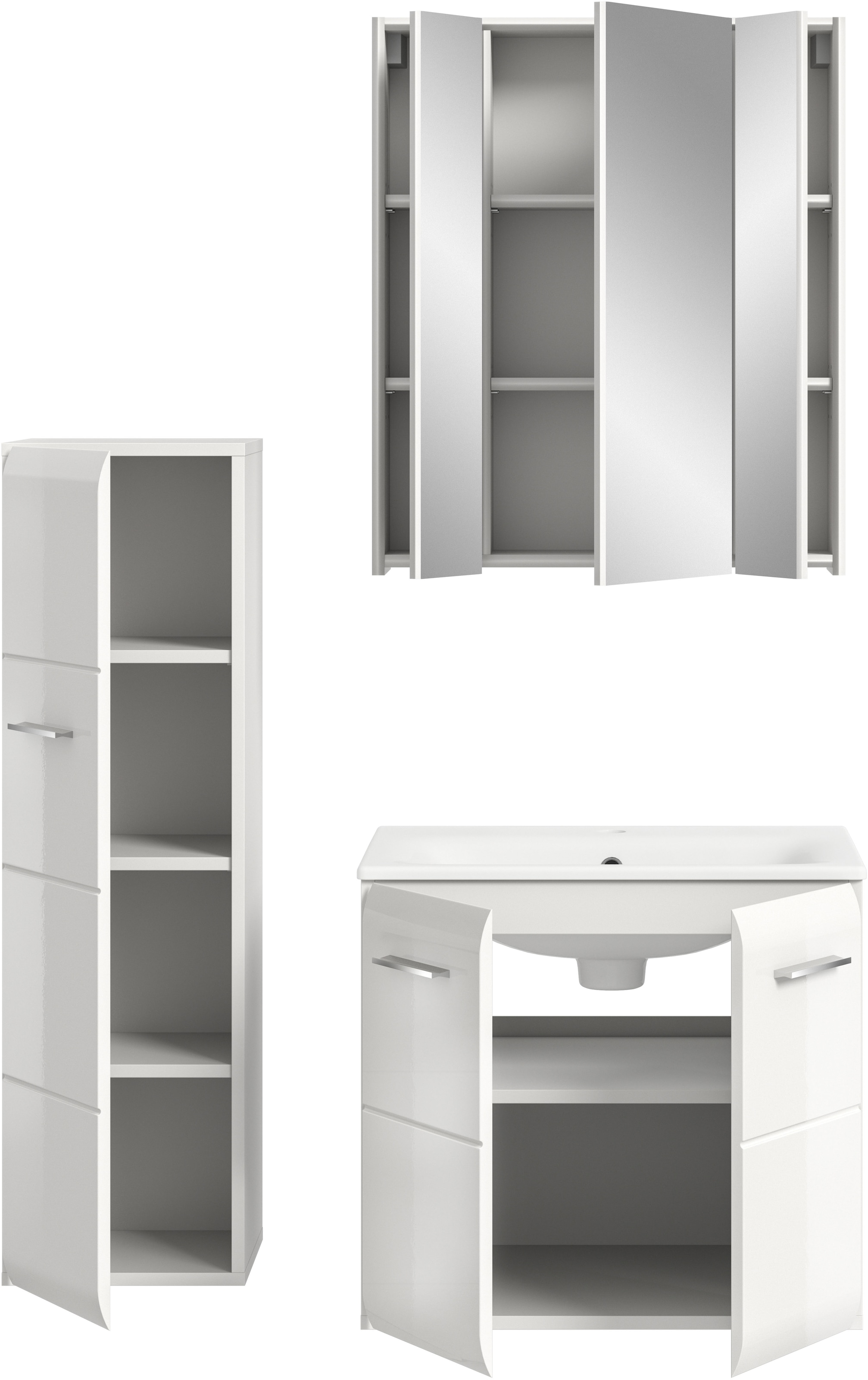 welltime Badezimmer-Set Set, 4 Stk. tlg.