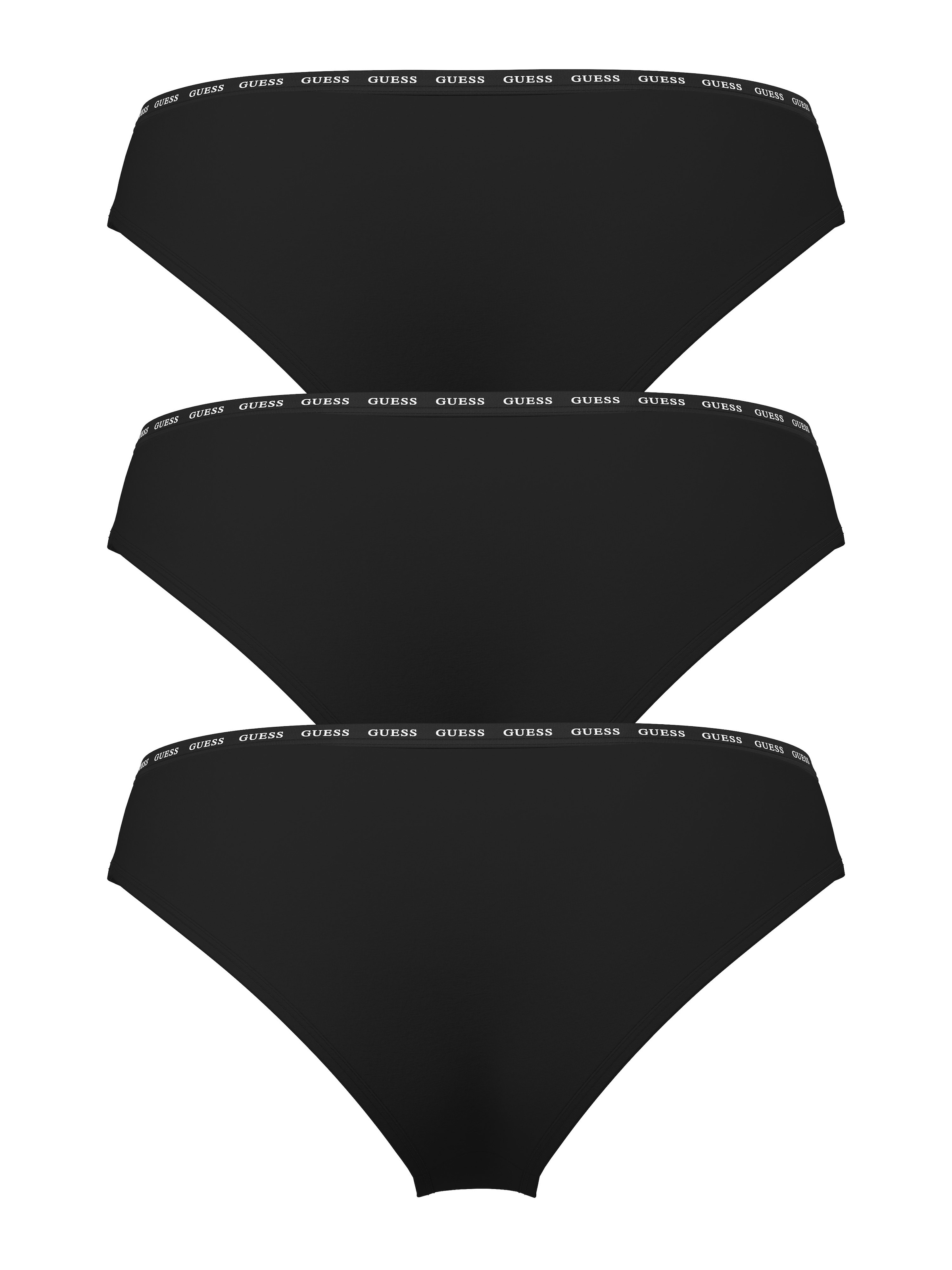 Guess Slip »ARIA 3 PACK COTTON BRIEF« Packung, 3 Stk. mit Print und Logobund