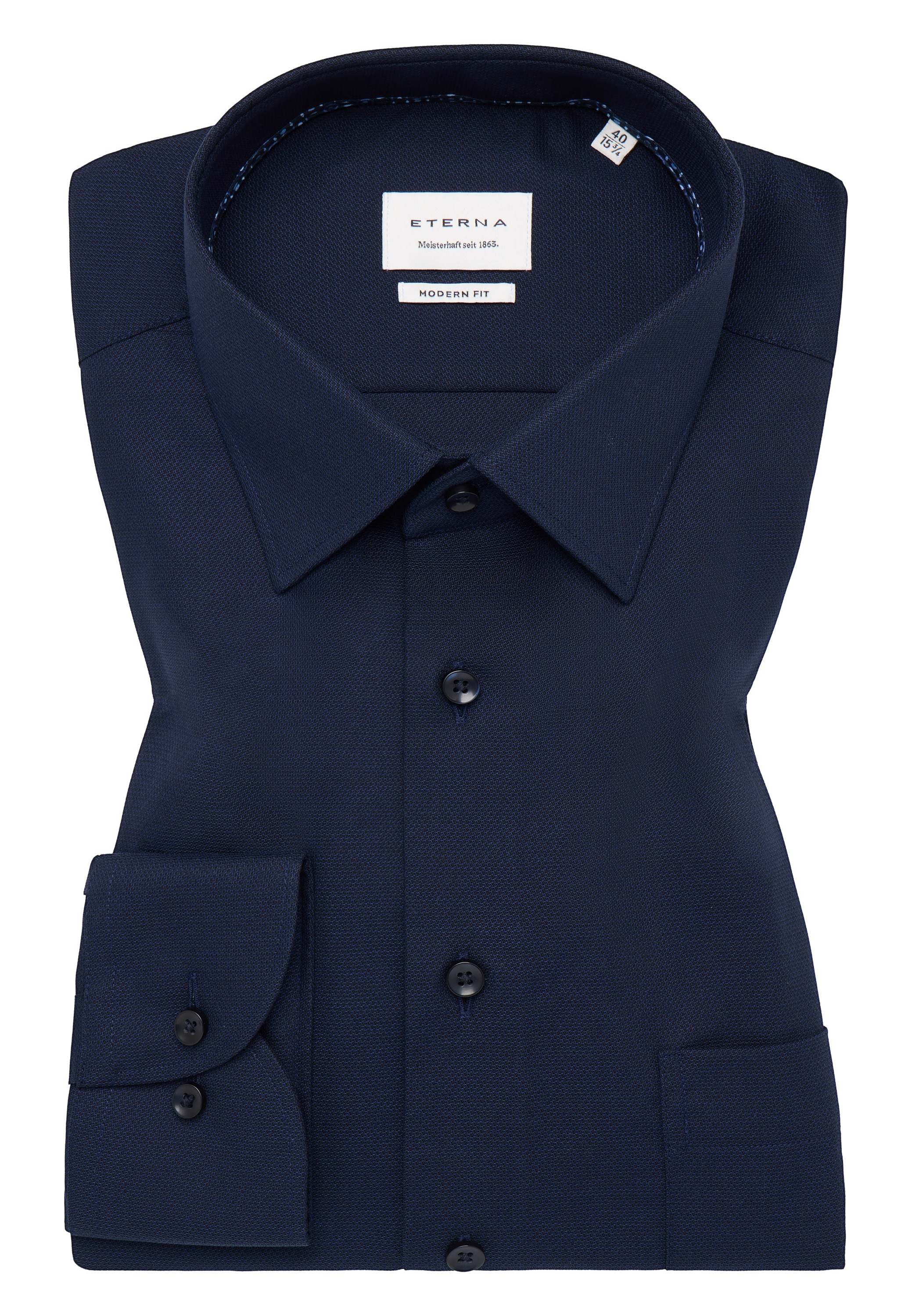Eterna Langarmhemd »MODERN FIT« NON IRON (bügelfrei)