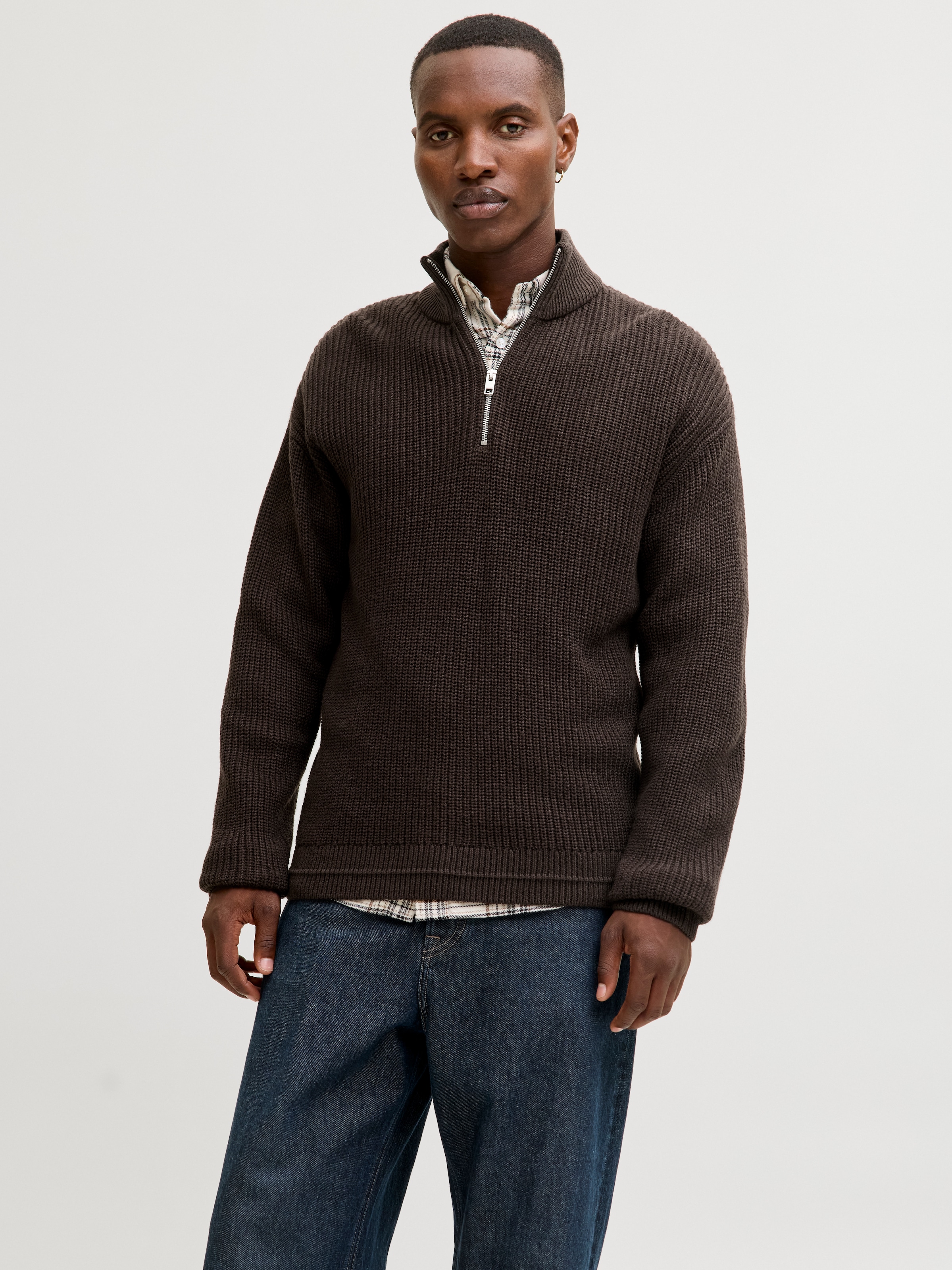 Jack & Jones Troyer »JJKAITO KNIT HALF ZIP BF«