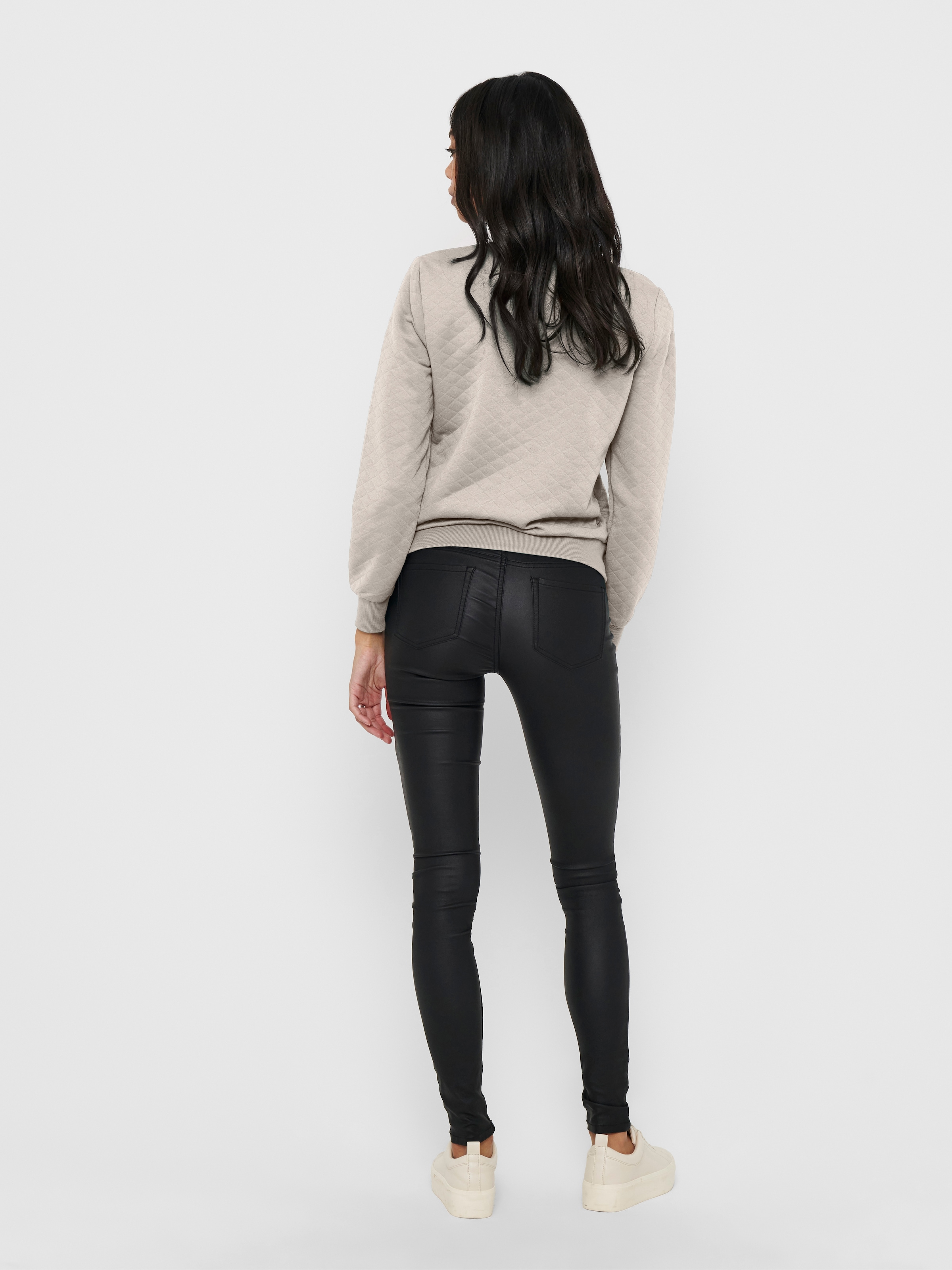 ONLY Sweatjacke »ONLJOYCE L/S BOMBER SWT NOOS« Polyester, regular fit