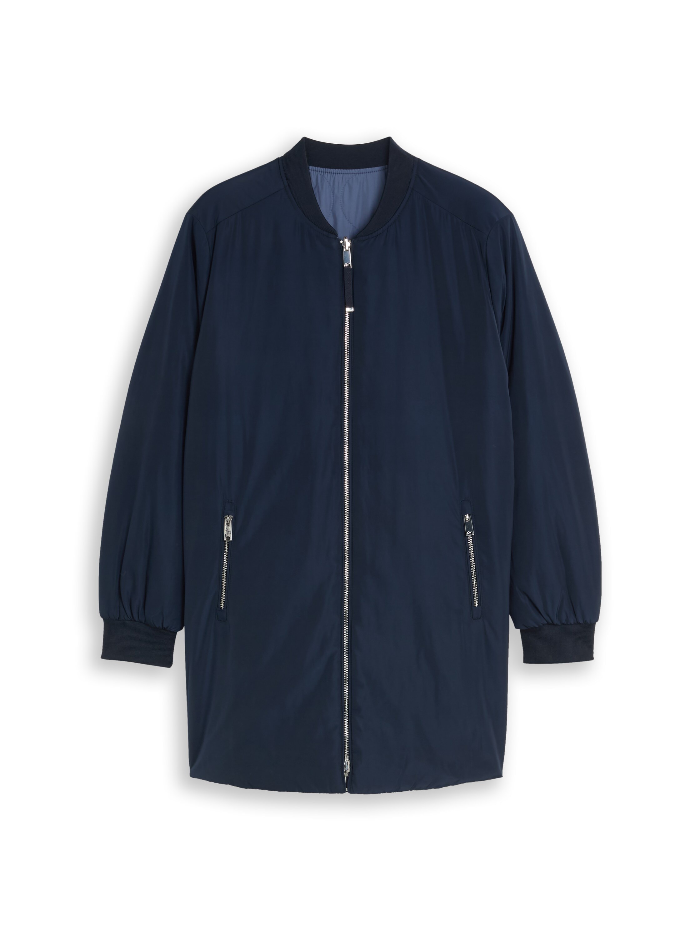 TOM TAILOR PLUS Langmantel im Blouson-Stil / Große Größen