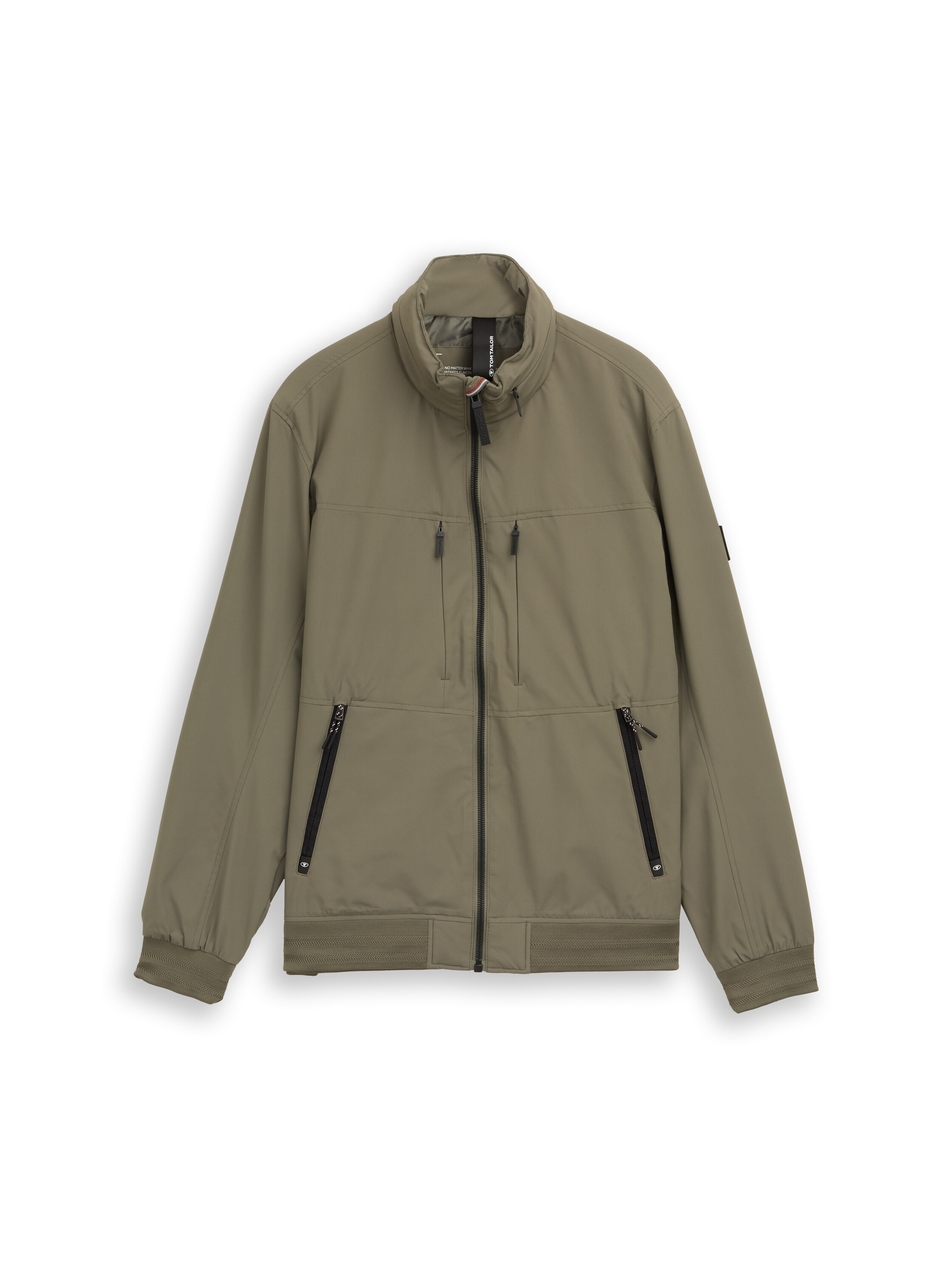 TOM TAILOR Blouson mit Kapuze mit elastischem Bund