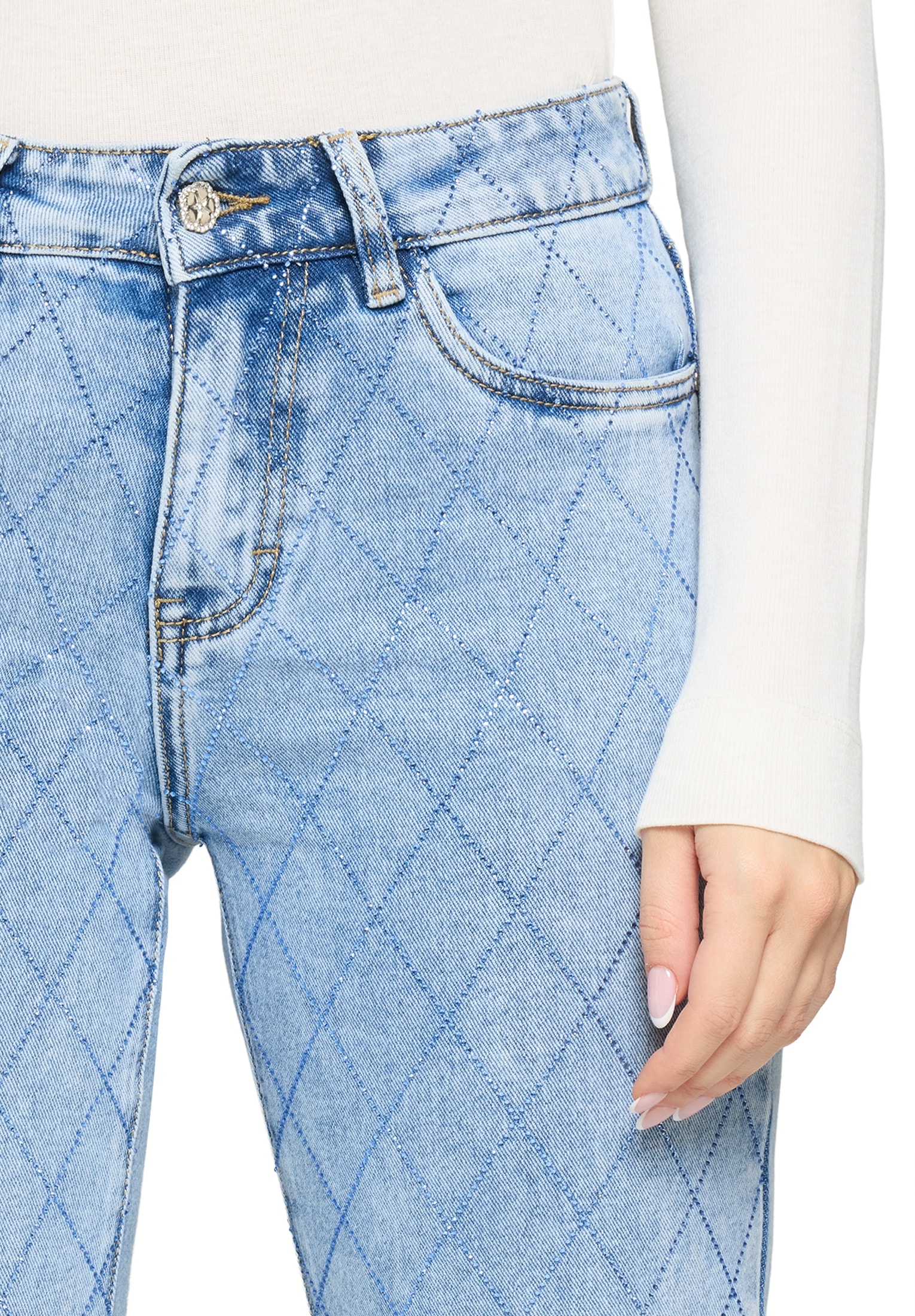 Cartoon Stretch-Hose »Stretch-Jeans mit Strass«