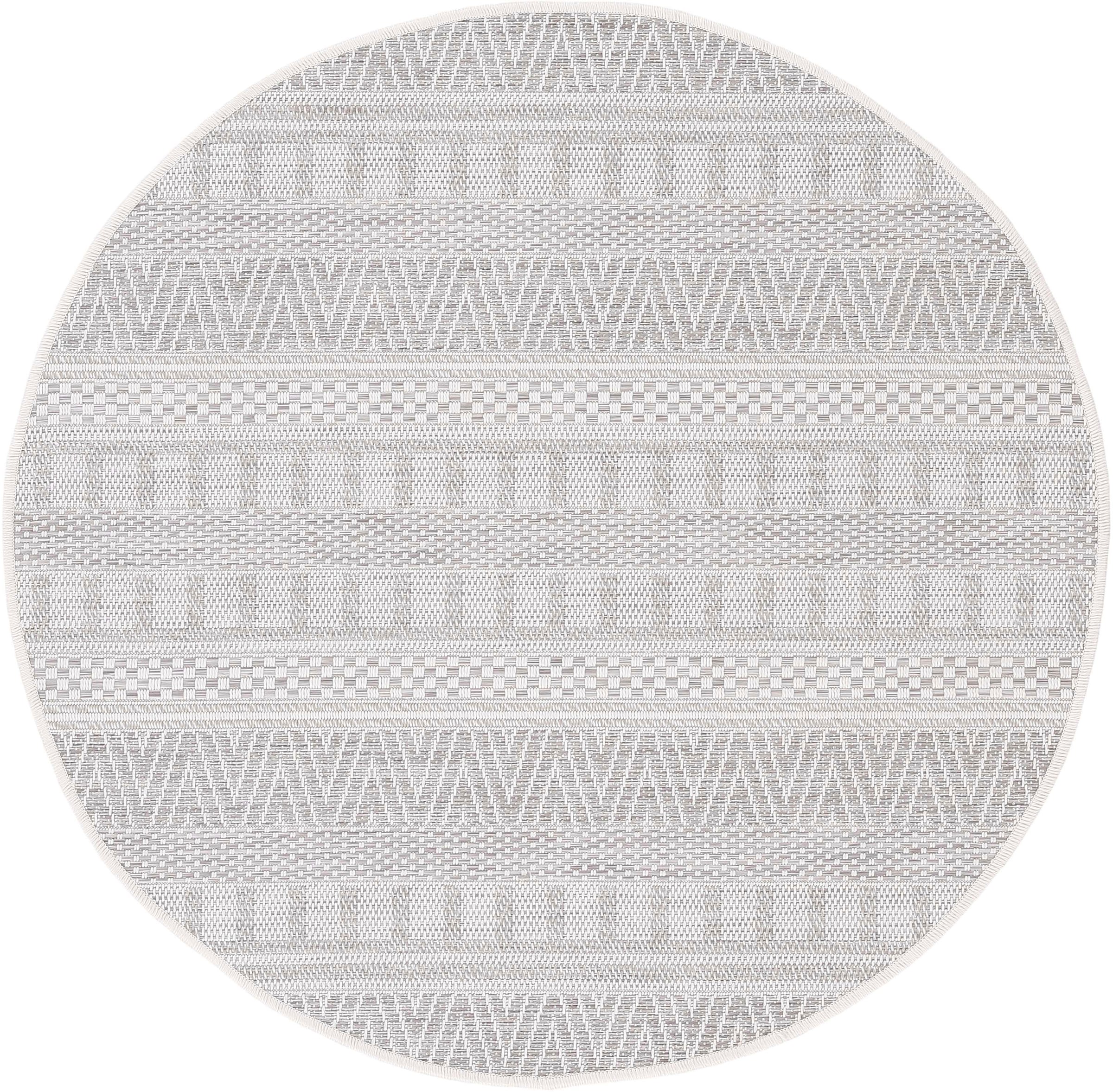 carpetfine Teppich »Boho 100«, rund, robustes Flachgewebe, Sisal Optik, UV-beständig,... kaufen