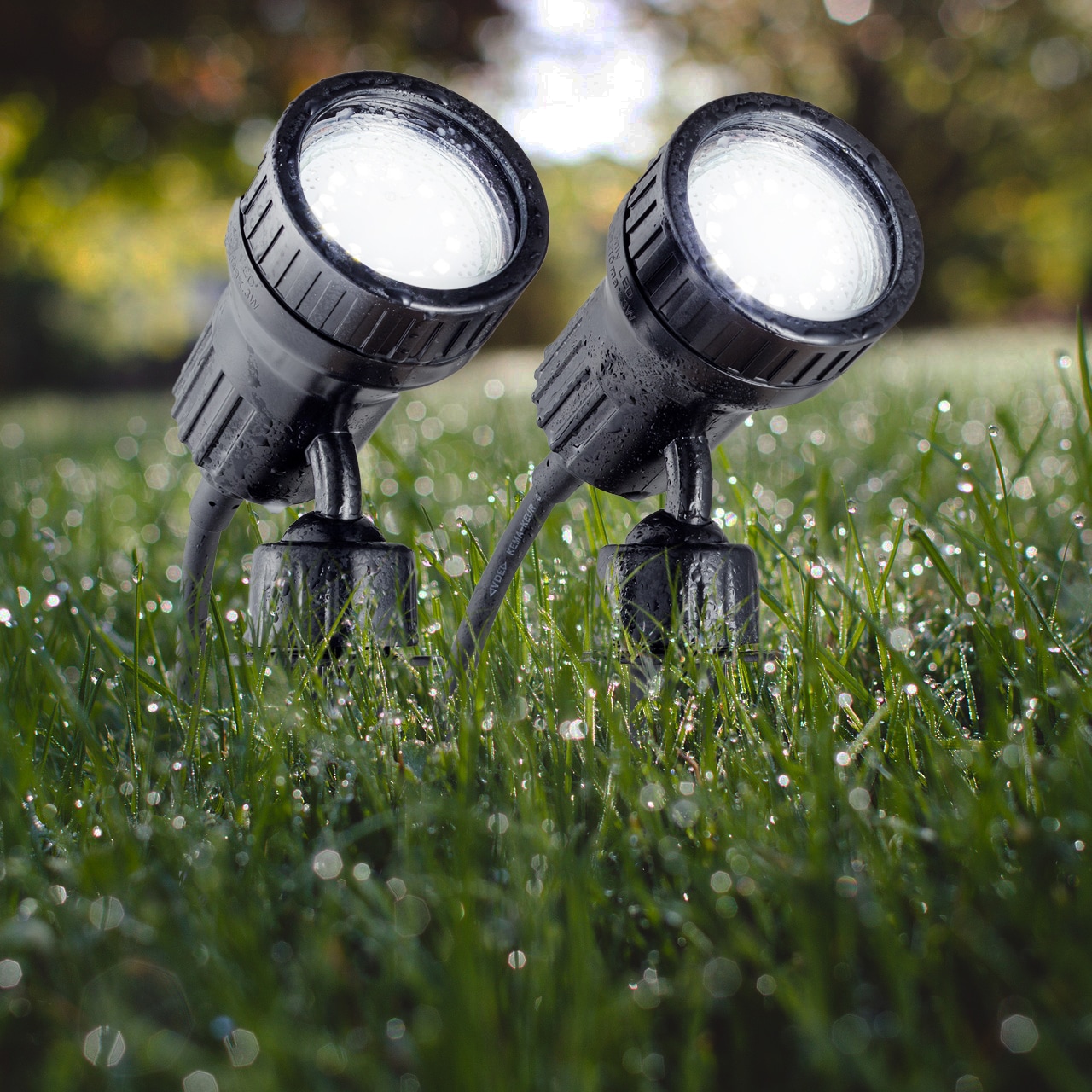 Erdspieß, LED OTTO Spießstrahler, 2er SET flammig-flammig, bei LED Außenstrahler, »Nima«, B.K.Licht Gartenleuchte 2 Gartenstrahler,