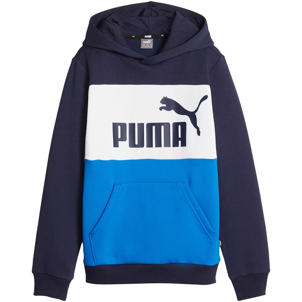 PUMA Kapuzensweatshirt »ESS BLOCK HOODIE FL B«