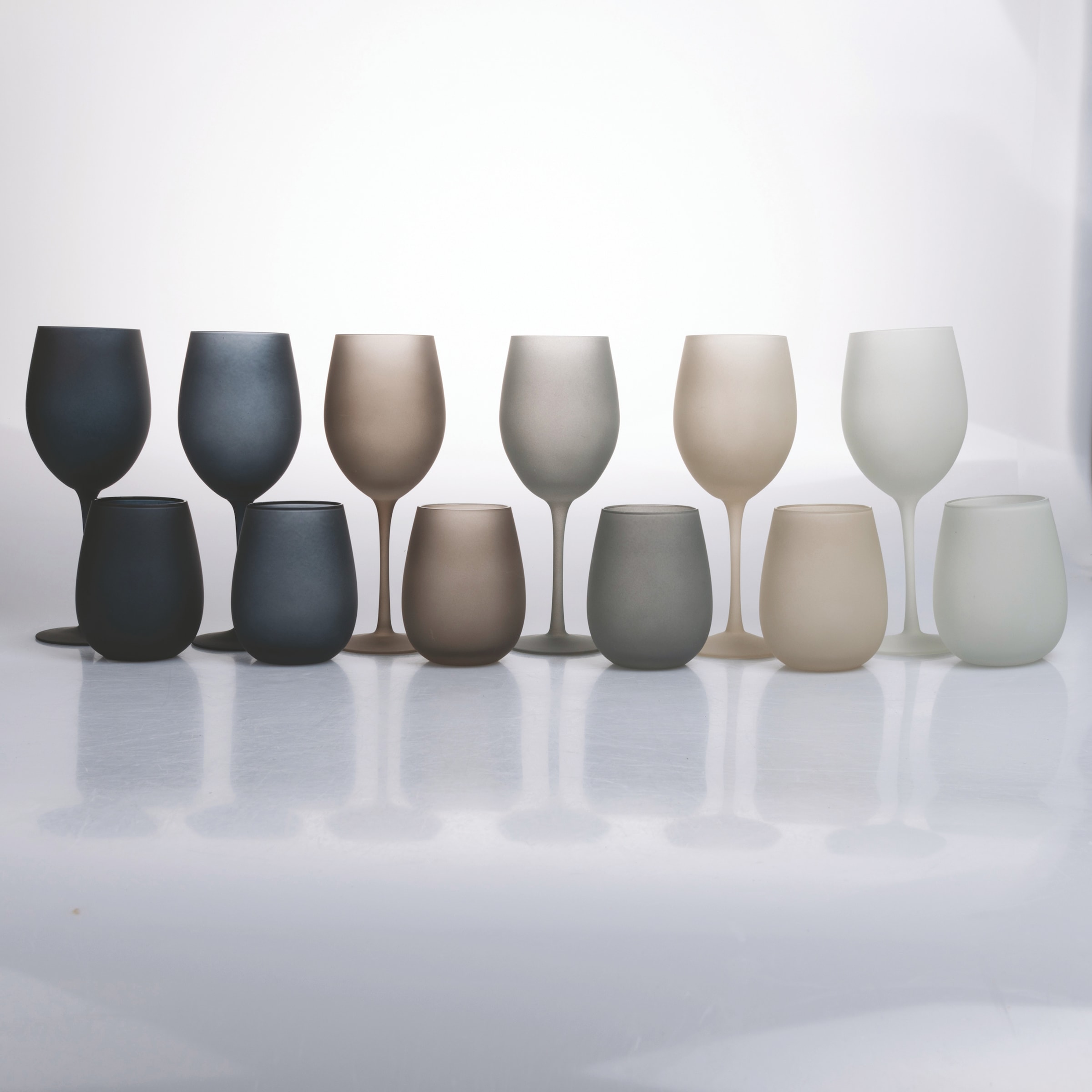 Villa d'Este Weinglas »Happy Hour Stones«, (Set, 6 tlg.), Gläser-Set, 6-teilig, Inhalt 550 ml