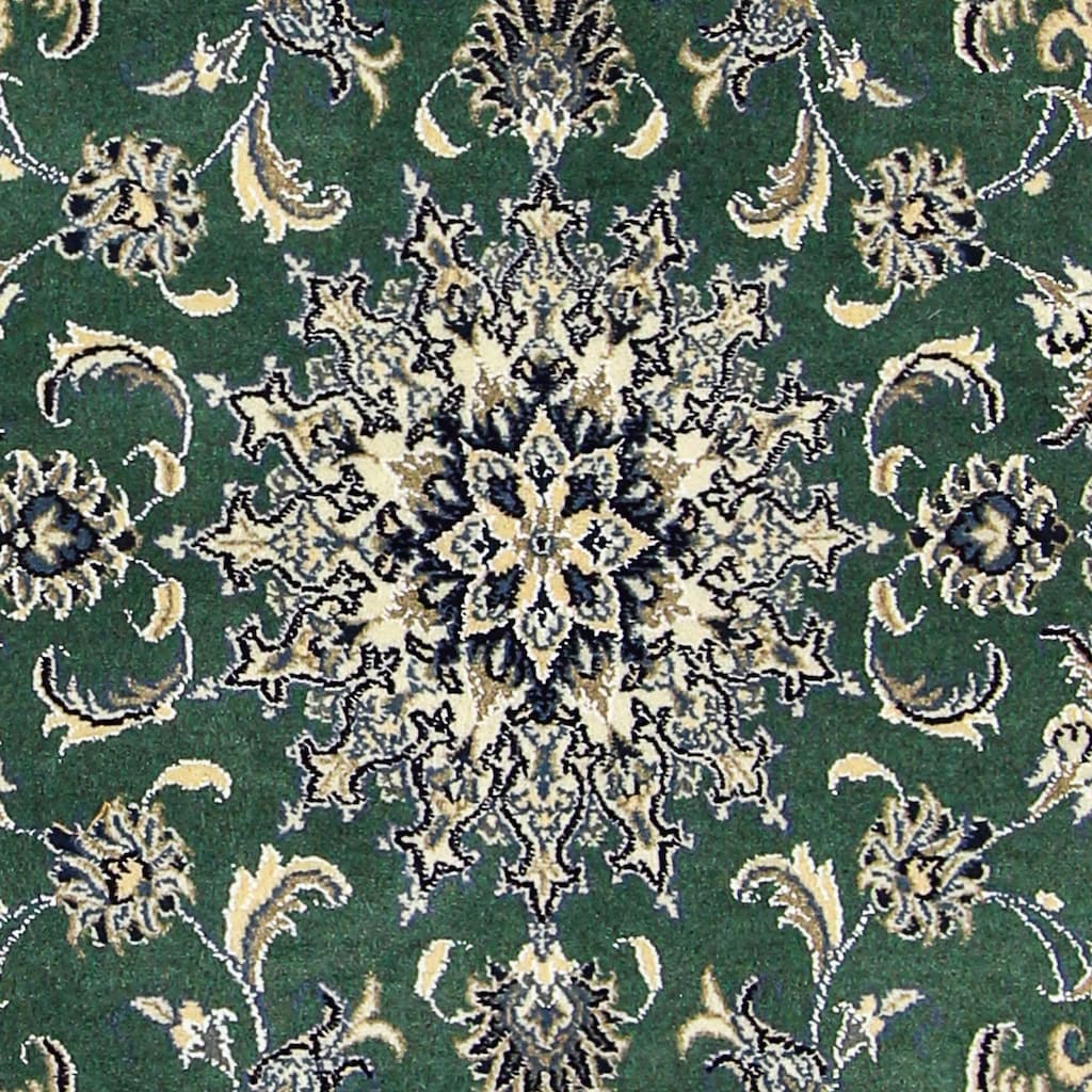 morgenland Orientteppich »Perser - Nain - 203 x 115 cm - dunkelgrün«, rechteckig