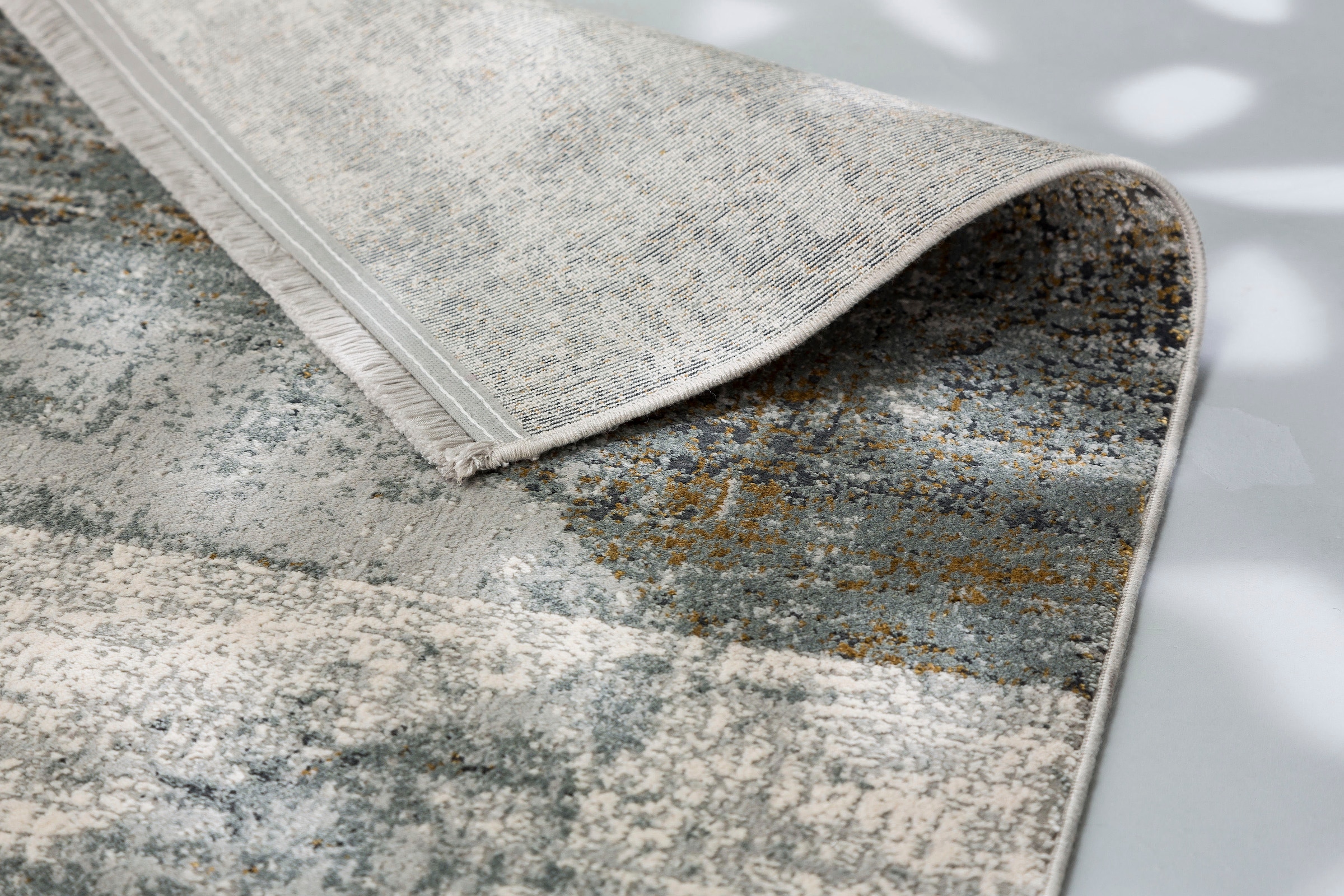 ASTRA Teppich »Julia 204«, rechteckig, 6 mm Höhe, Kurzflor, mit Fransen, Wohnzimmer