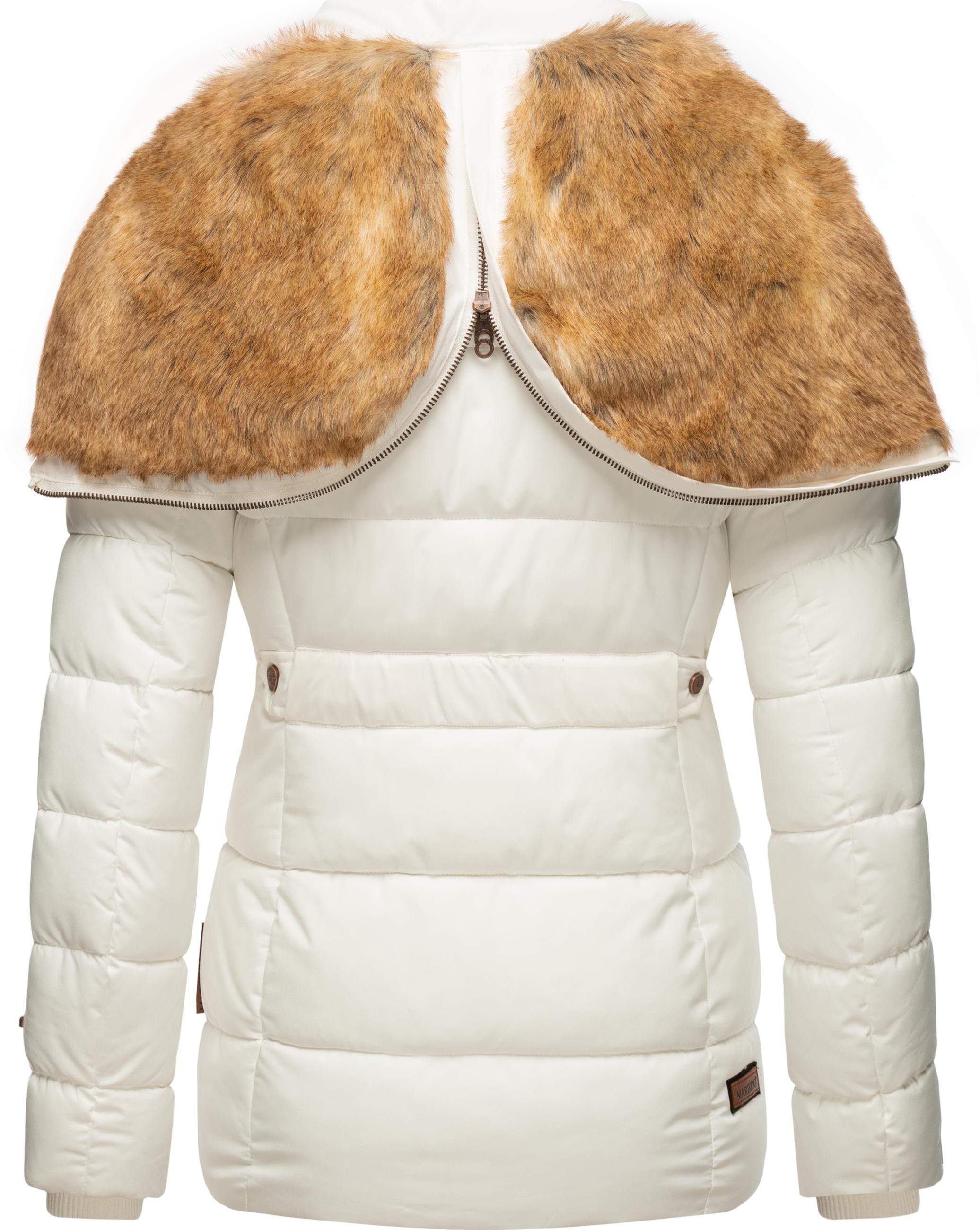 Marikoo Winterjacke »Winterjacke Nekoo«, mit Kapuze, stylische Damen Steppjacke mit großer Kapuze