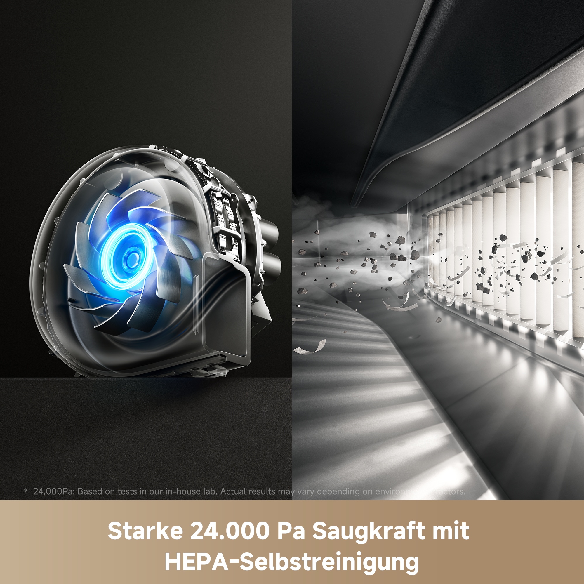Mova Nass-Trocken-Saugroboter »MOVA V50 Ultra Complete, mit Wischfunktion«, 24.000Pa Saugkraft, Hindernisüberwindung, 50°C Wischwasser, 180m²