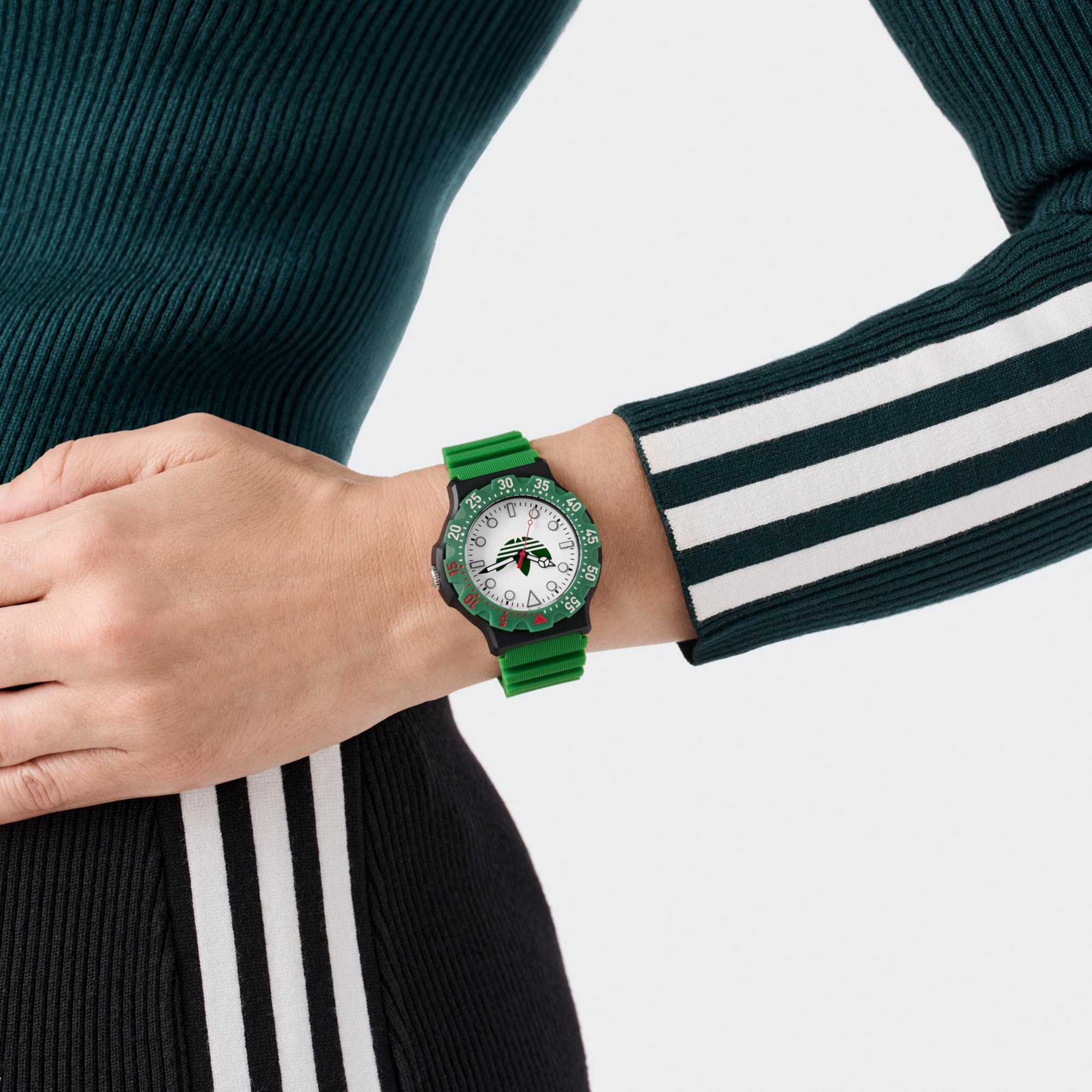 adidas Originals Quarzuhr »DISCOVERER TWO« Armbanduhr, Herrenuhr, Damenuhr, Silikonarmband, Leuchtzeiger