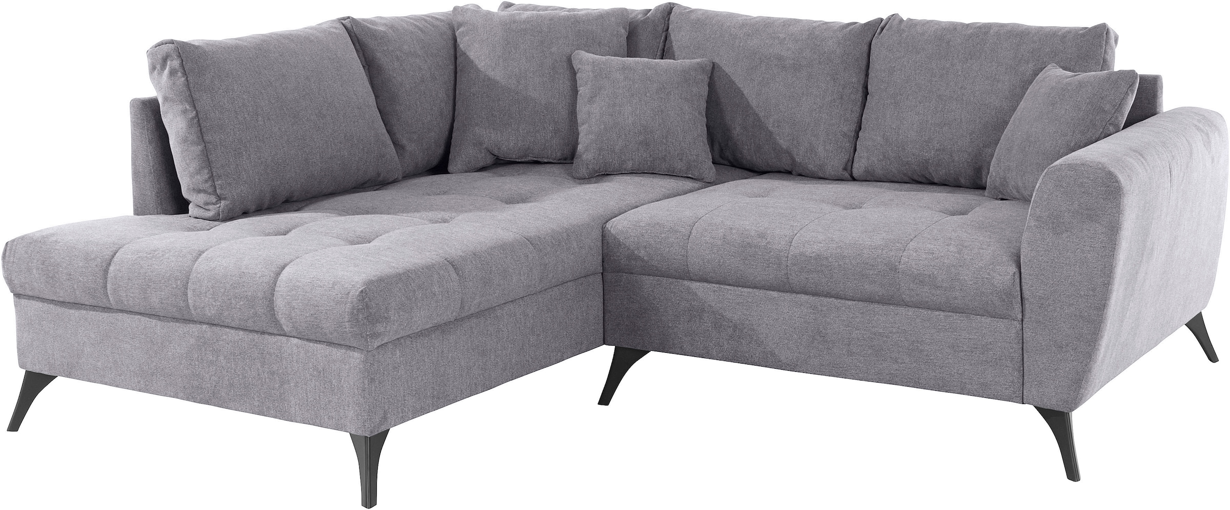 INOSIGN Ecksofa »Lörby L-Form«, Belastbarkeit bis 140kg pro Sitzplatz, auch mit Aqua clean-Bezug