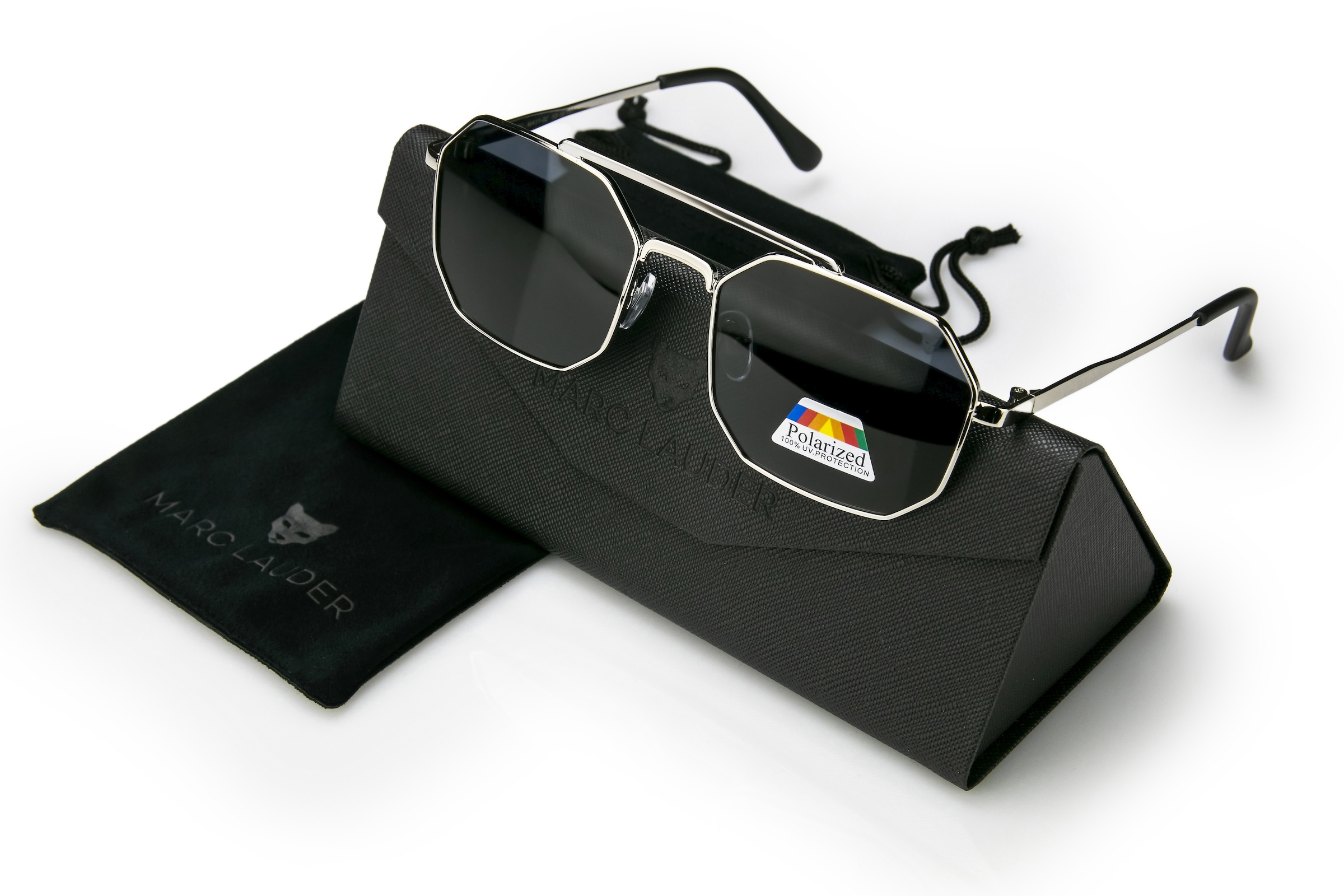 MARC LAUDER Sonnenbrille »MA11-02« 3: dunkles Glas, starke Sonneneinstrahlung