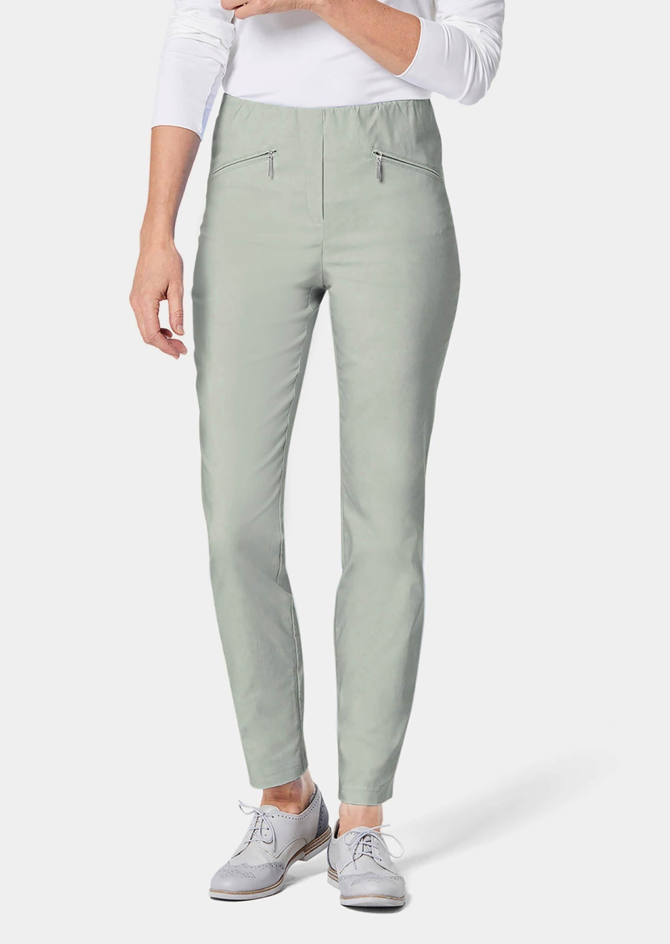 GOLDNER 2-in-1-Hose »Kurzgröße Schlupfhose LOUISA mit Steppnähten«