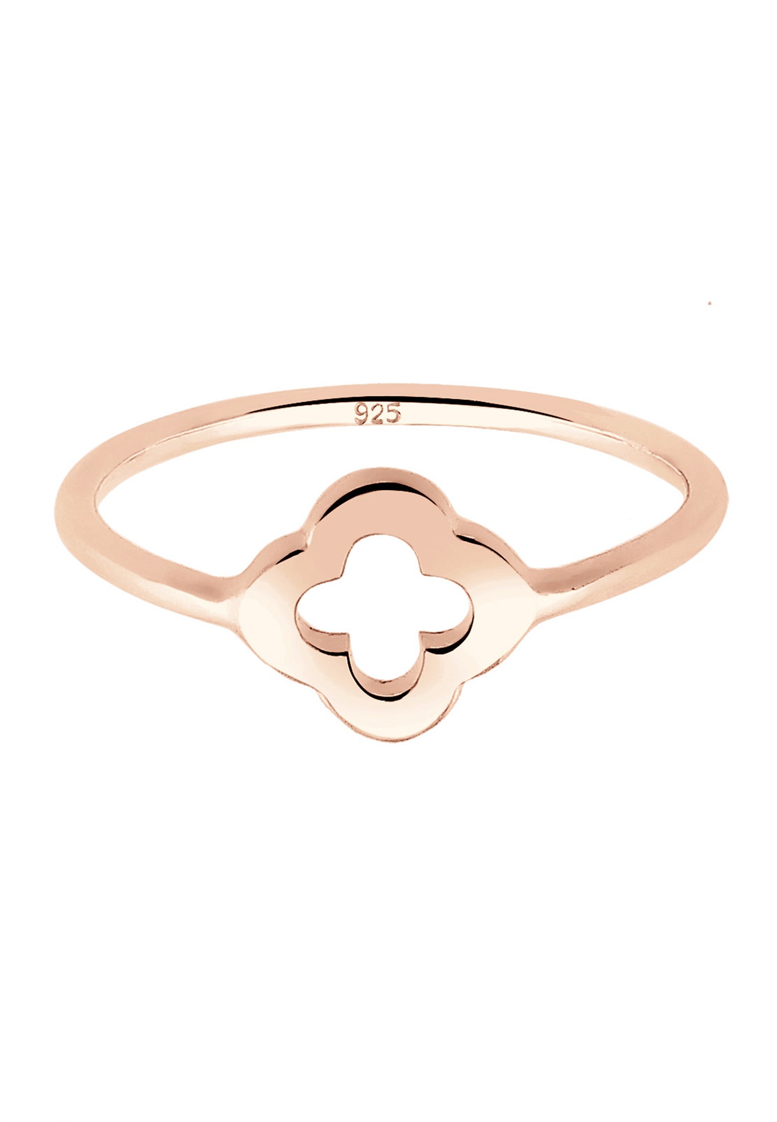 Elli Silberring »Ring Kleeblatt Glücksbringer Luck 925 Sterling Silber«