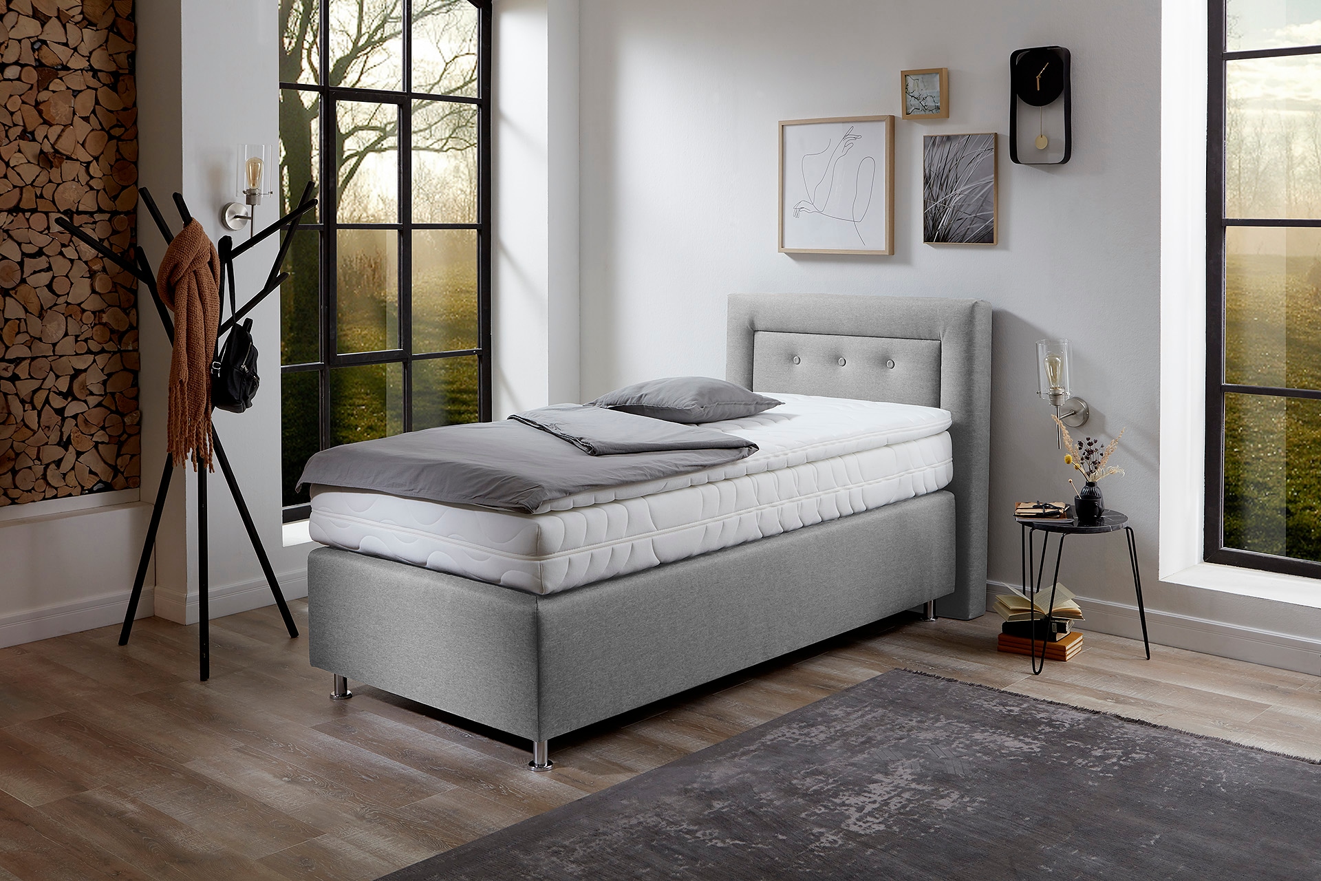 Westfalia Schlafkomfort Boxspringbett, wahlweise mit Topper