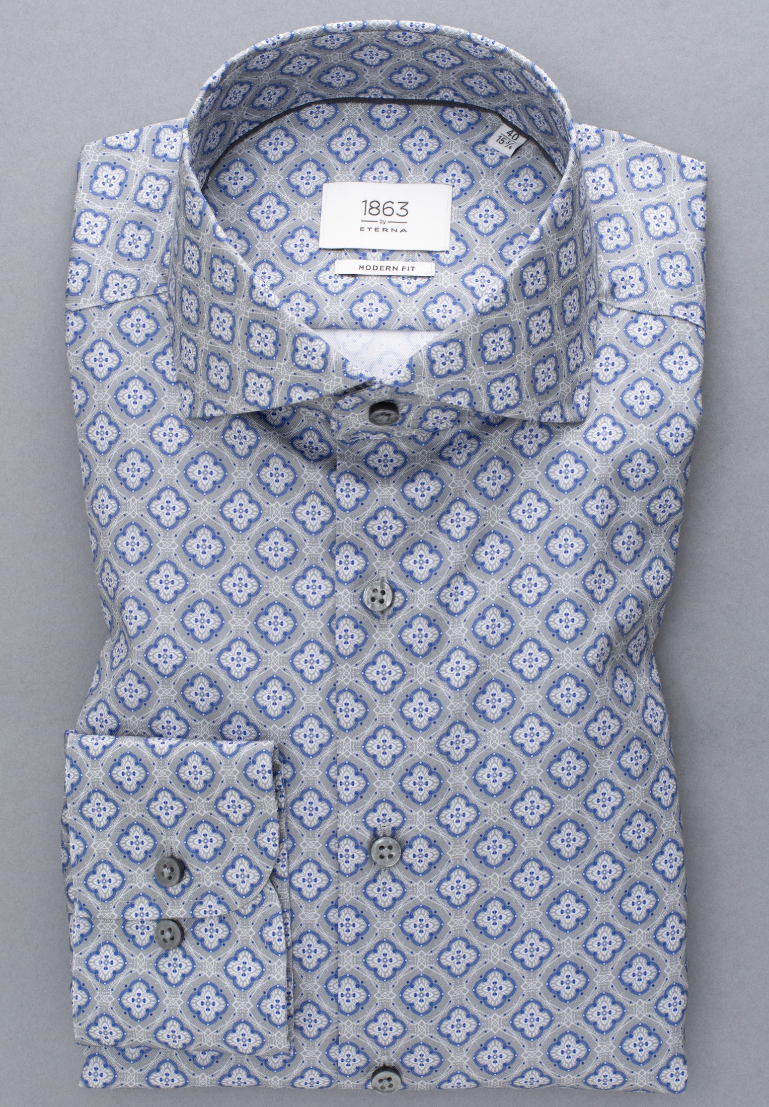 Eterna Langarmhemd »MODERN FIT« NON IRON (bügelfrei)