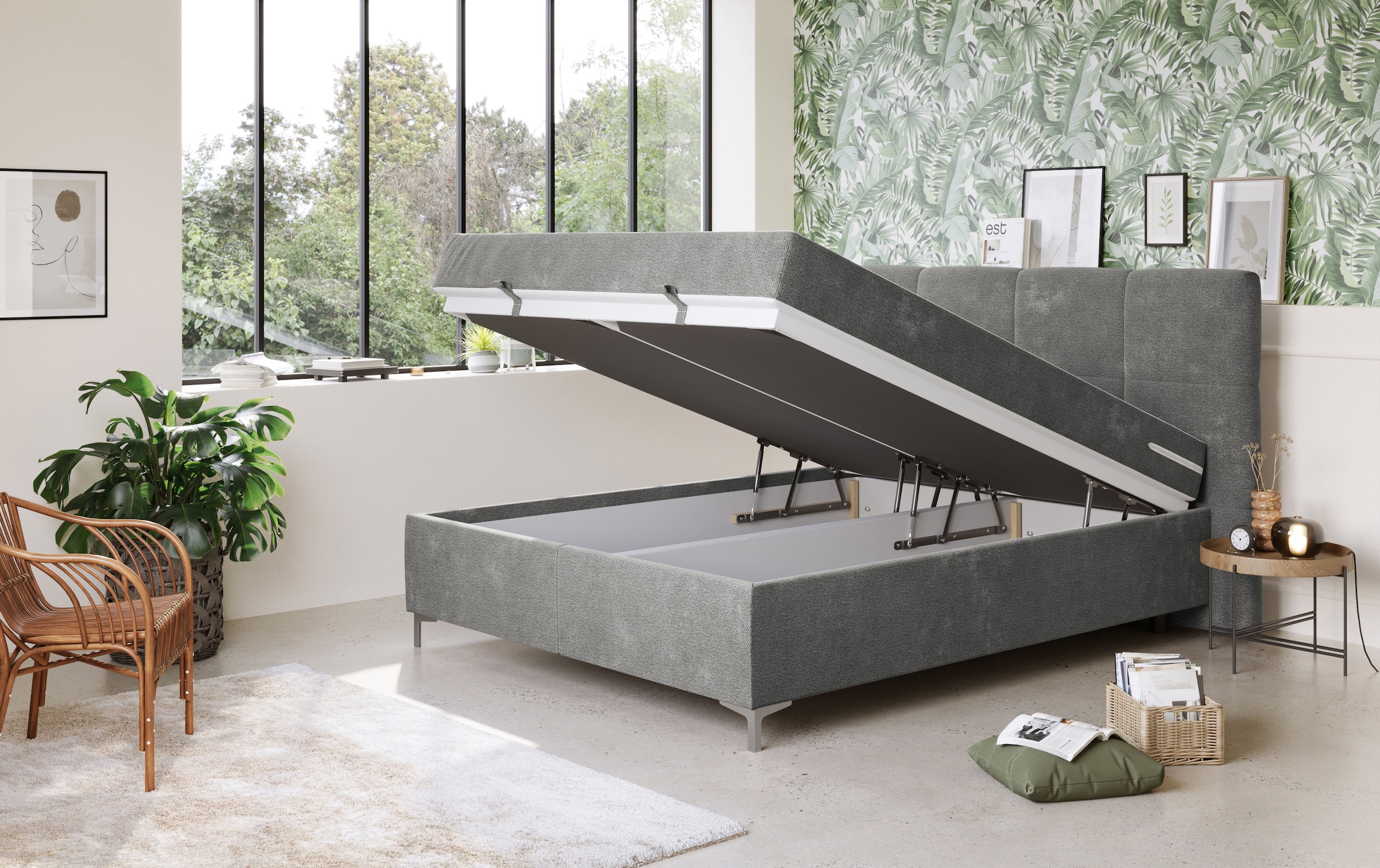 COTTA Boxbett »Kimy inkl. Bettkasten« erhältlich in den Breiten 160x200cm & 180x200cm