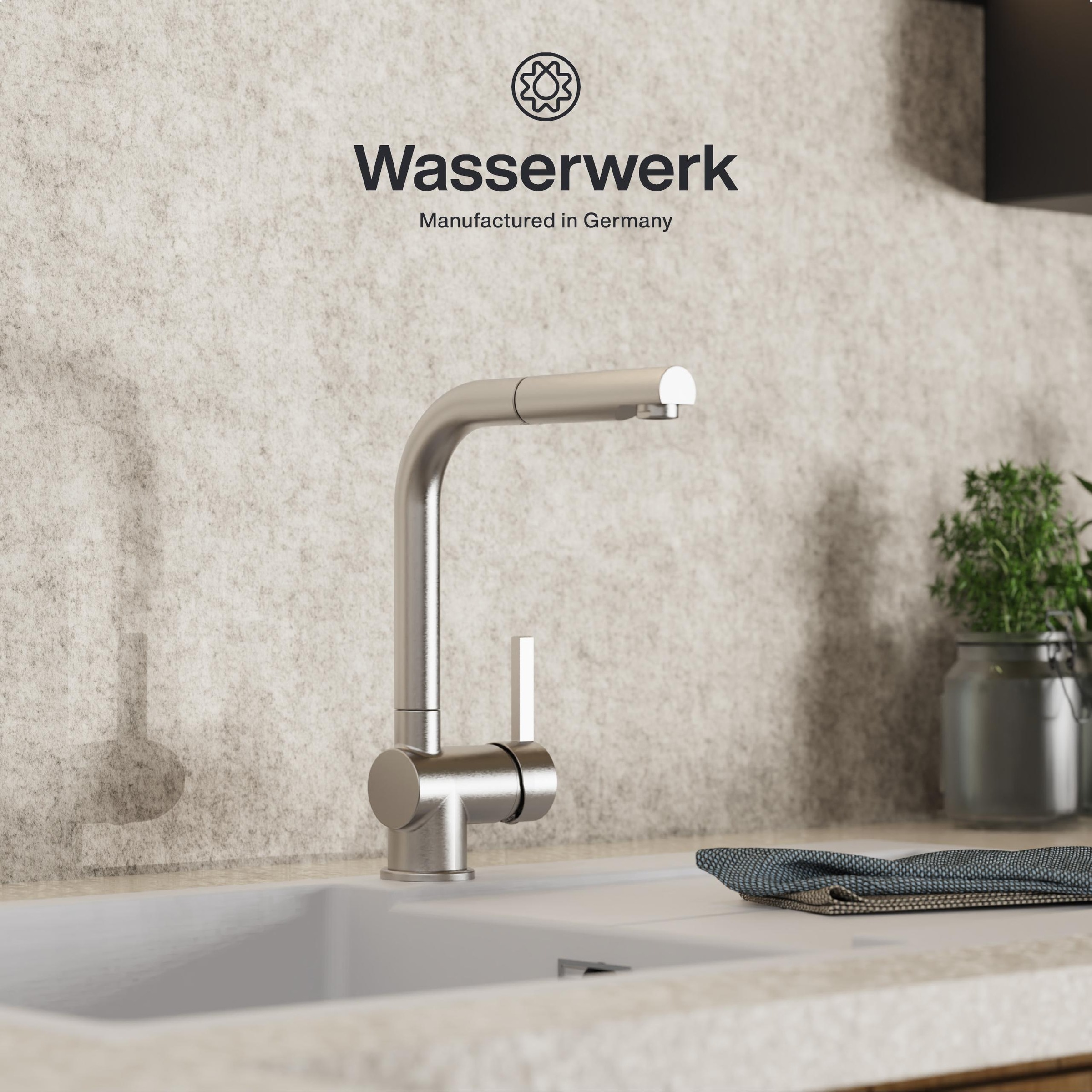WASSERWERK Spültischarmatur »WK 4, Wasserhahn, Küche, Einhebelmischer«