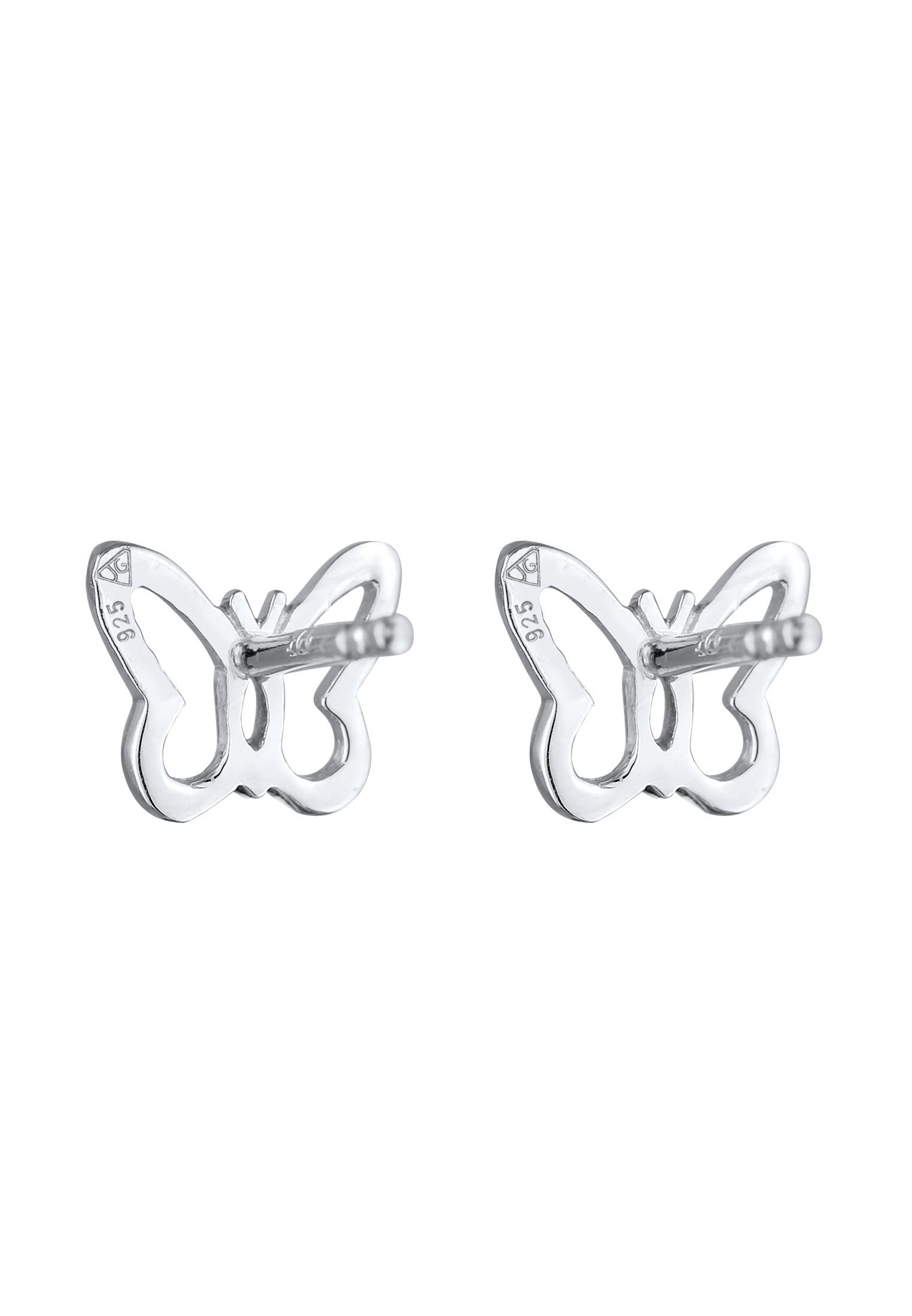 Elli Paar Ohrstecker »Ohrringe Schmetterling Trend Symbol 925 Silber«