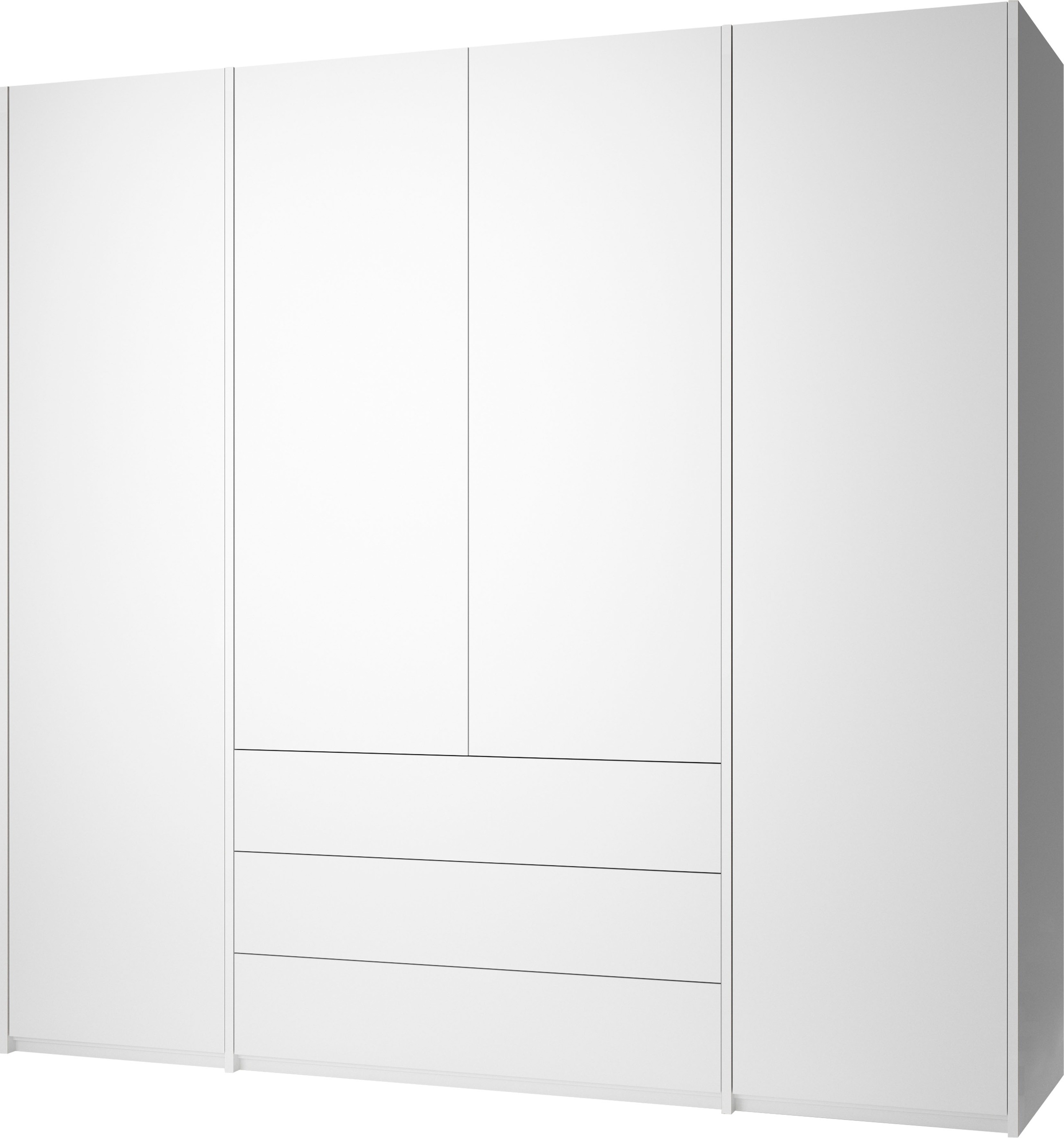 Müller SMALL LIVING Drehtürenschrank »Modular Plus Variante 5«, inklusive 3 Schubladen im mittleren Bereich
