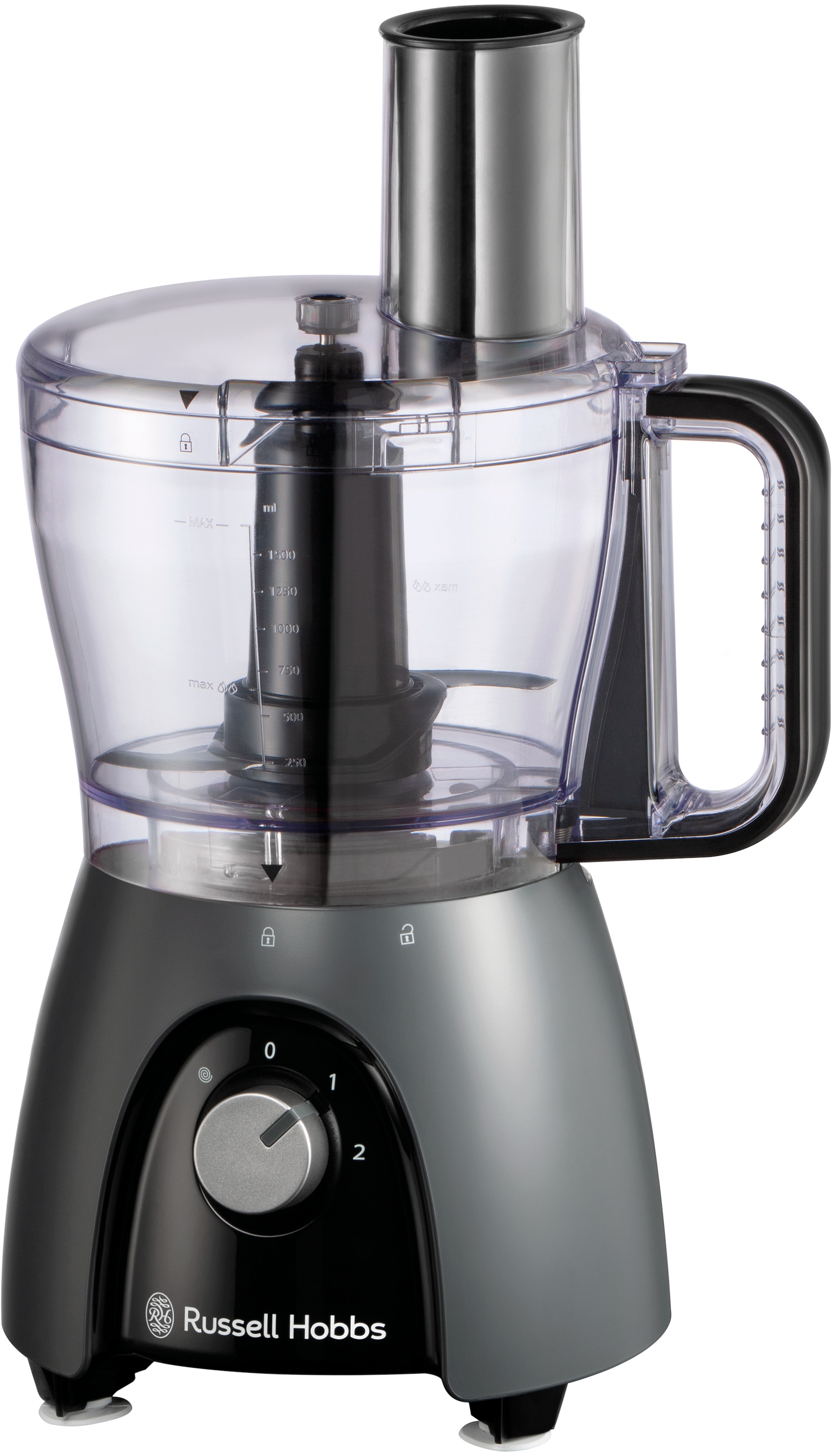 Zerkleinerer »Matte Charcoal Food Processor 27111-56, 2,3 Liter Glasbehälter,«, 600 W,...