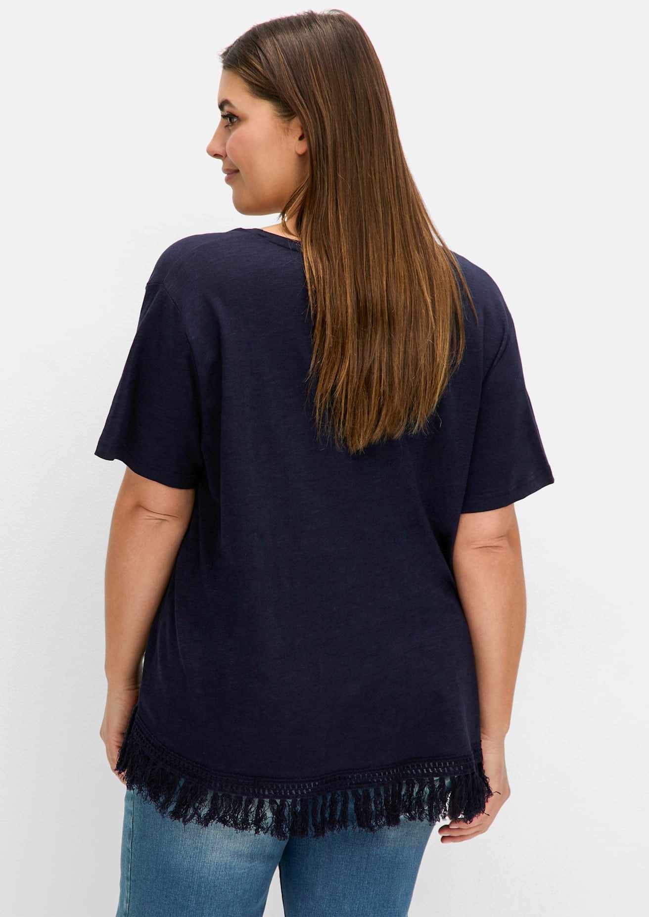 Sheego T-Shirt »T-Shirt«, (1 tlg.)
