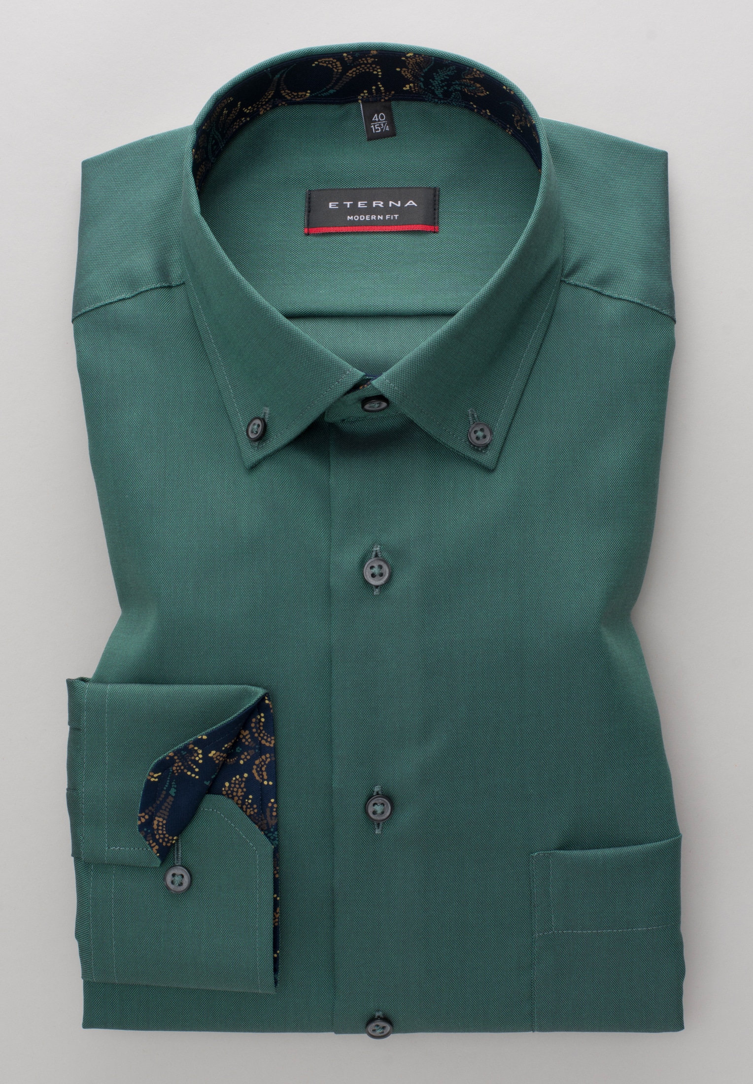 Eterna Langarmhemd »MODERN FIT« NON IRON (bügelfrei)