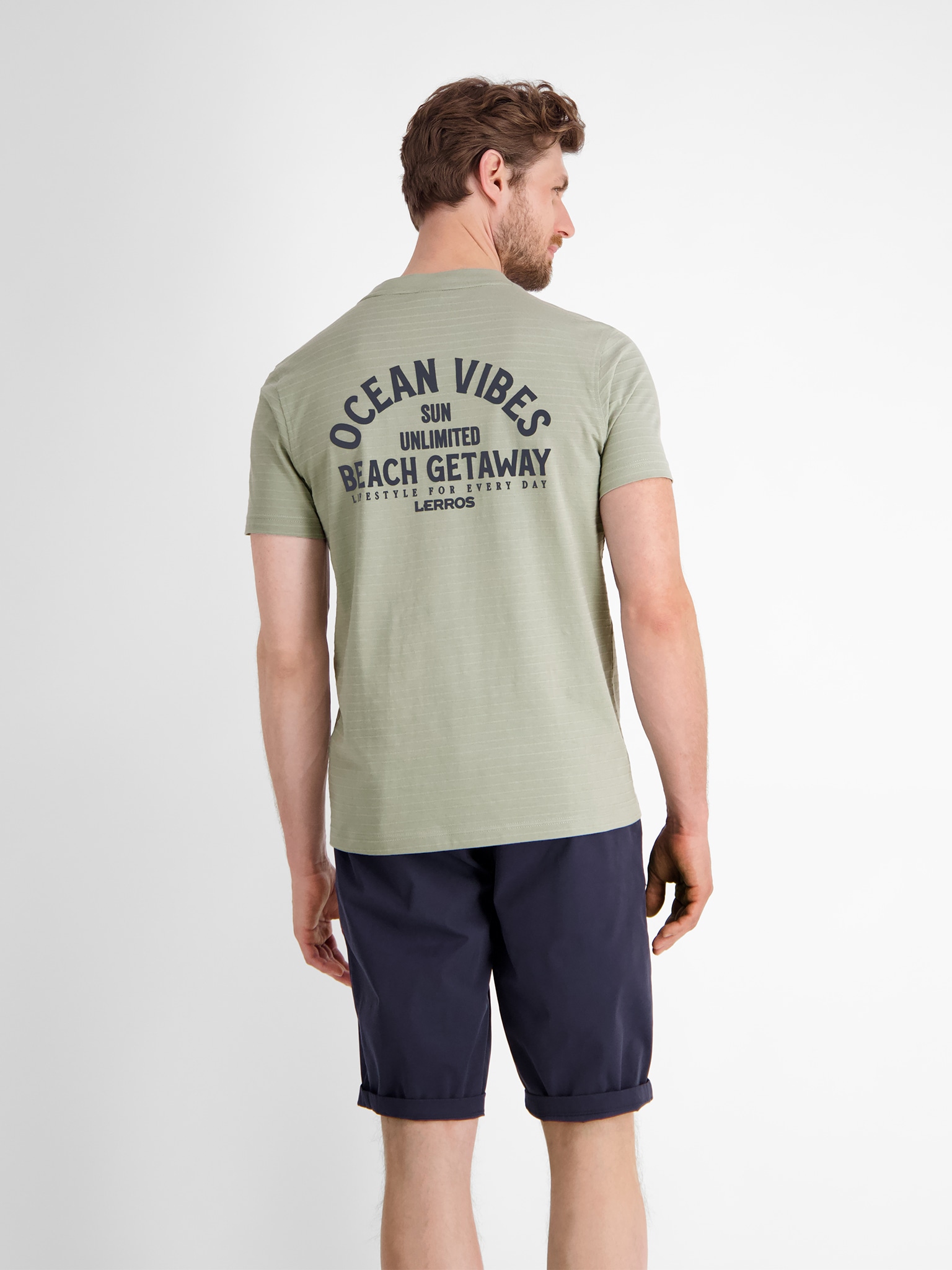 LERROS T-Shirt, mit Front und Back Print