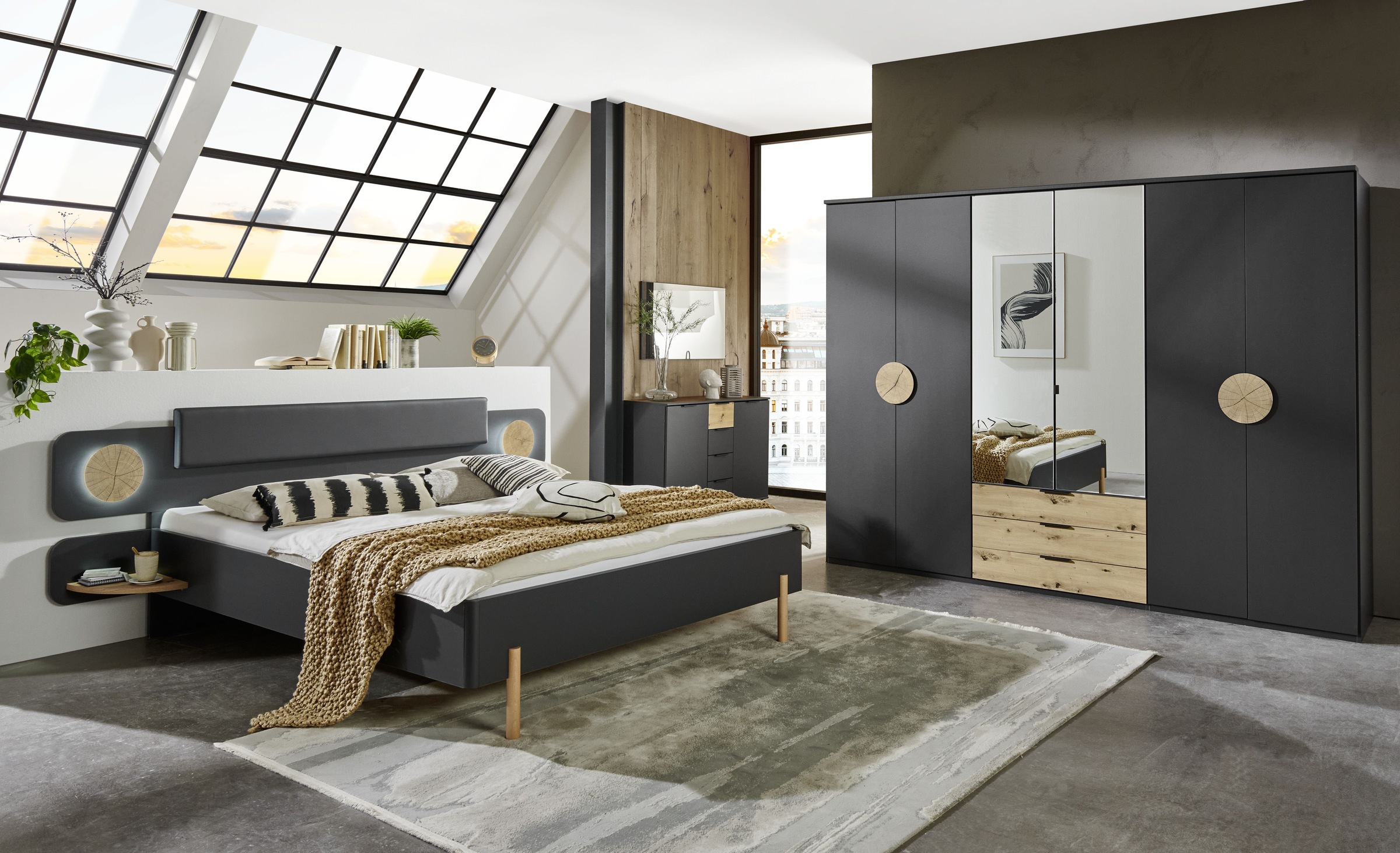 Wimex Futonbett »Toscana«, Mit indirekter LED Beleuchtung
