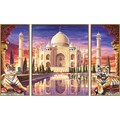 Schipper Malen nach Zahlen »Meisterklasse Triptychon - Taj Mahal«, Made in Germany