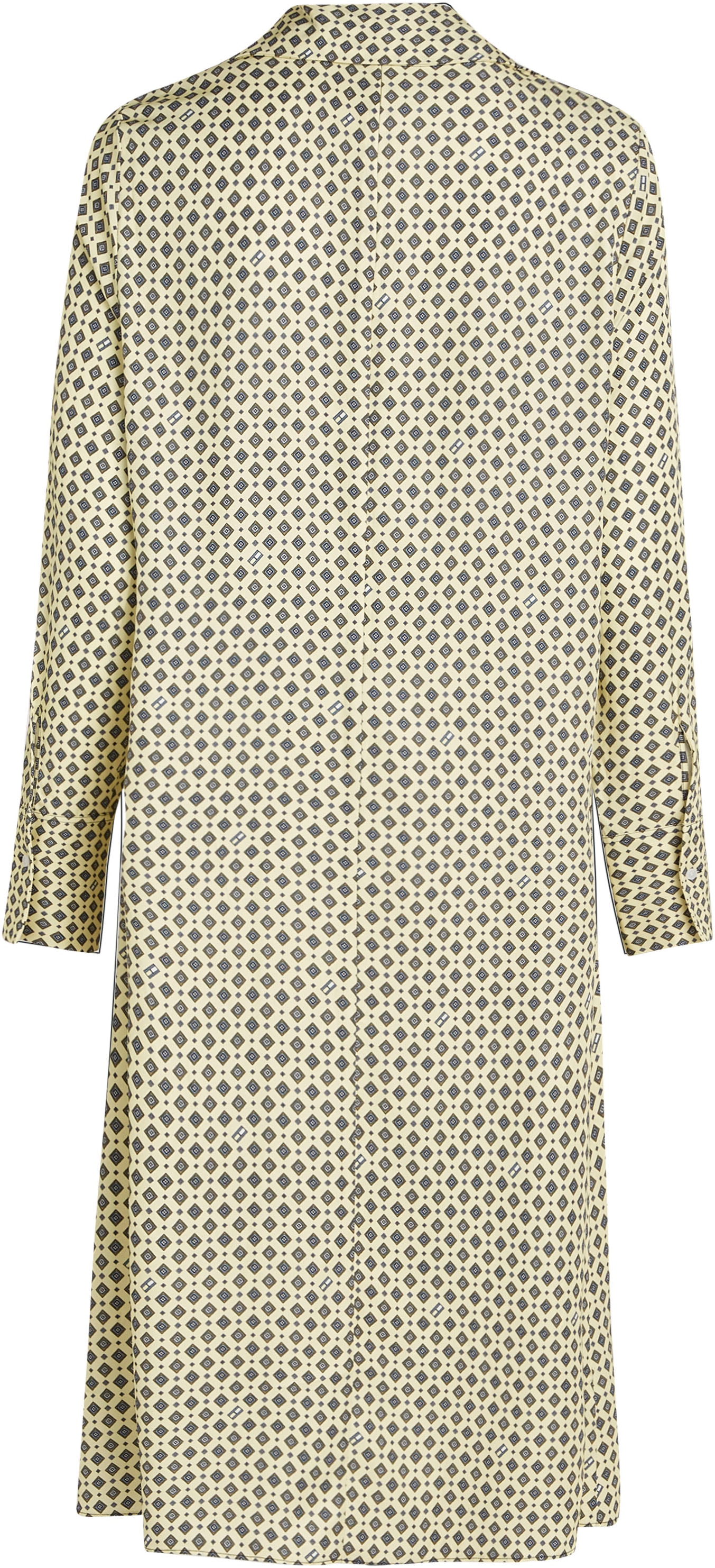 Tommy Hilfiger Blusenkleid »FOULARD DRAPED MIDI DRESS«, mit Tommy Hilfiger Markenlabel