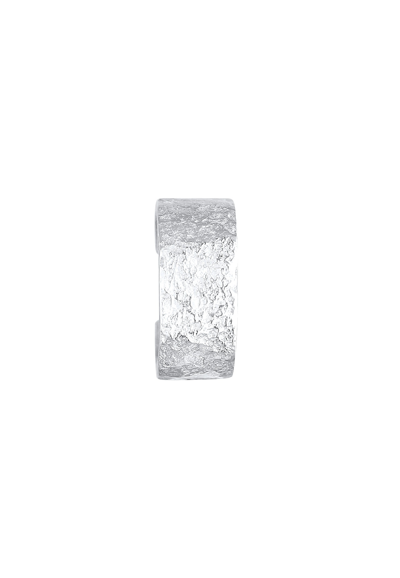 Kuzzoi Paar Ohrklemmen »Ohrringe Earcuff Gehämmert Single 925 Sterling Silber«