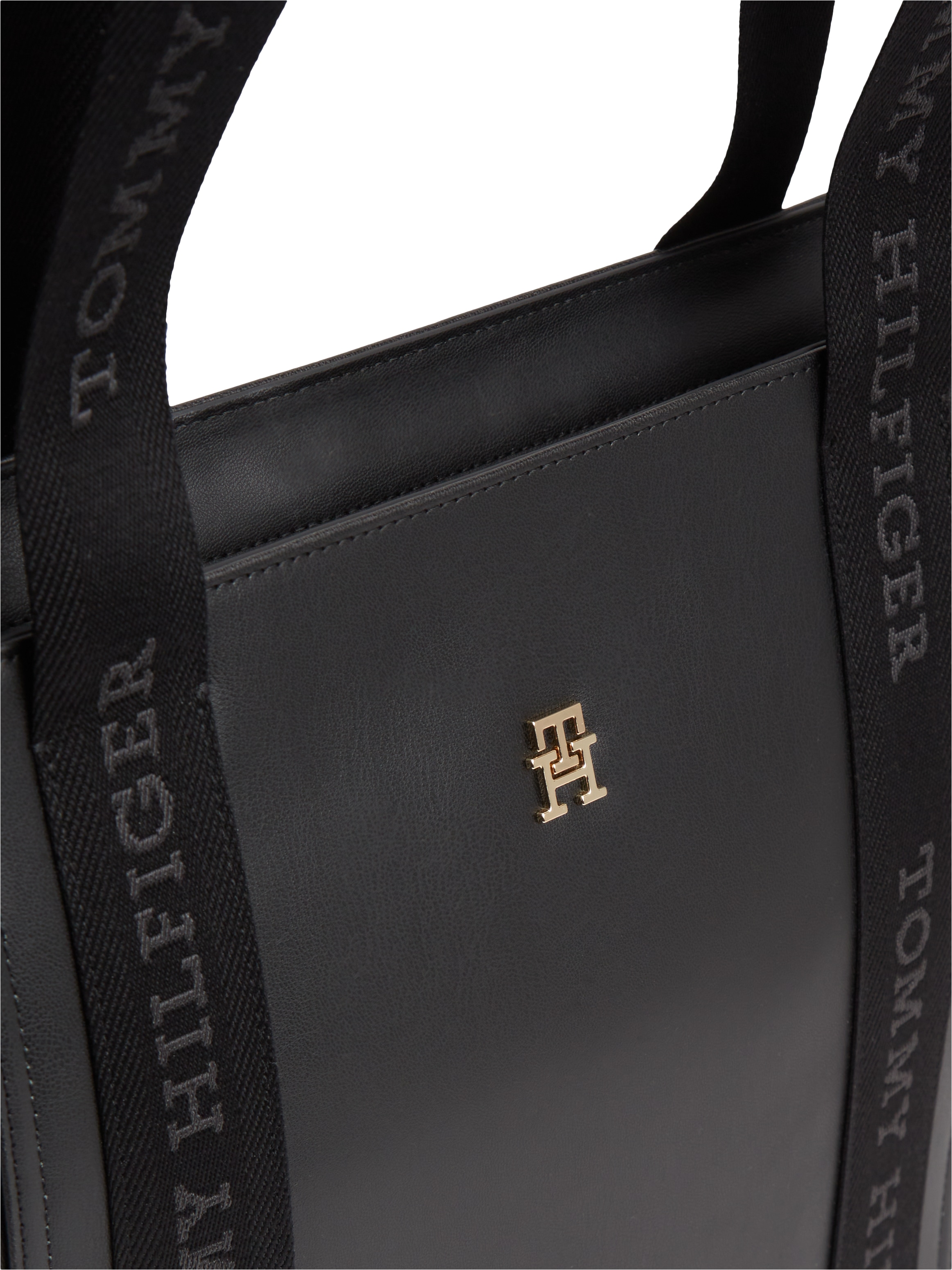Tommy Hilfiger Tragetasche »IM LATAM LOGO TOTE« Damen Schultertasche, Handtasche mit Logoschriftzug
