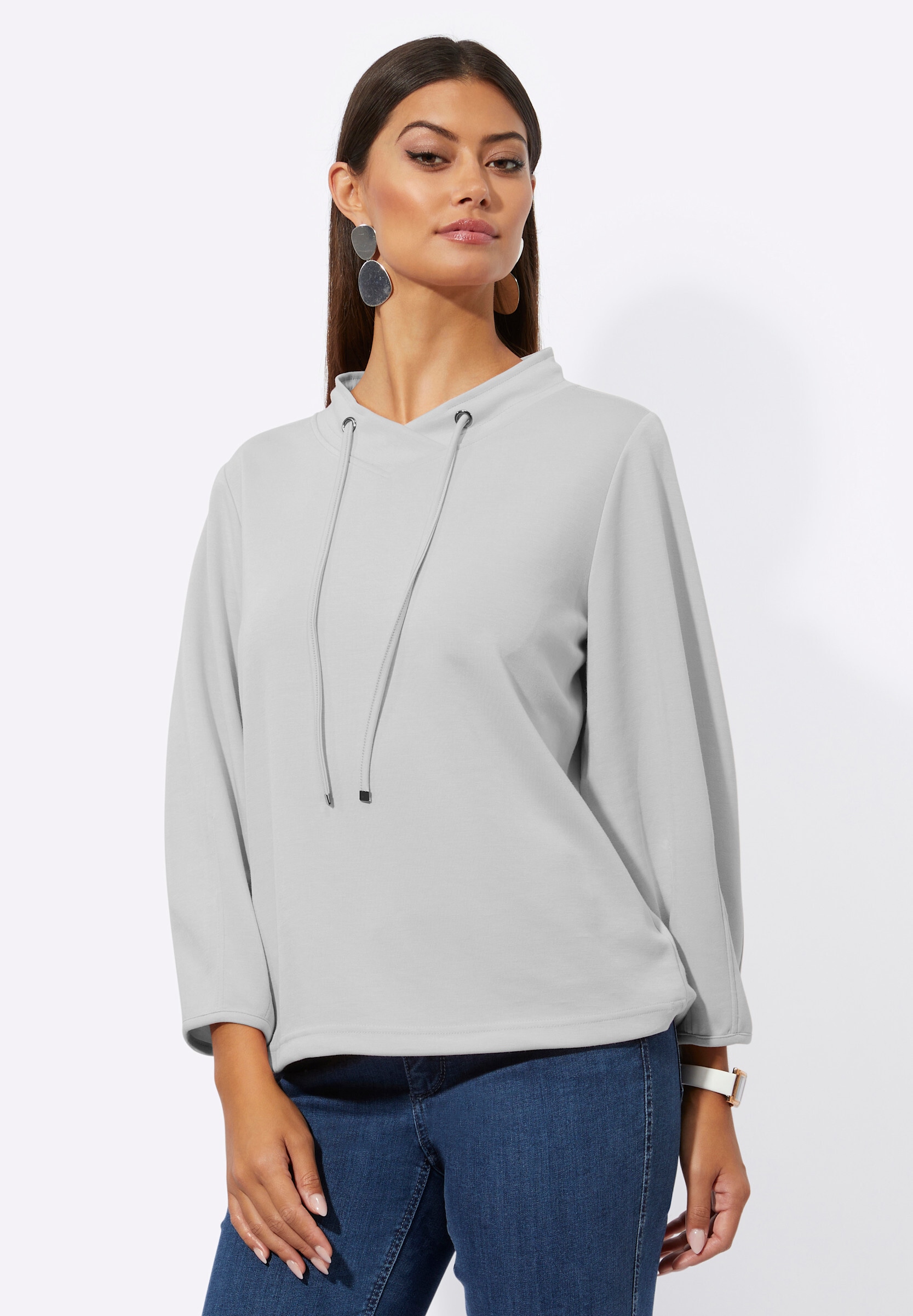 creation L Sweatshirt »Modal-Mix-Sweatshirt Sweatshirt im softweichen Modal-Mix«

