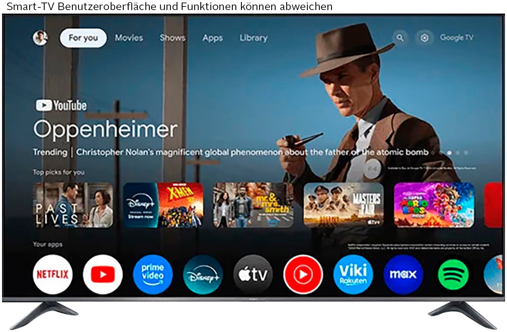 Xiaomi QLED-Fernseher »L65MB-APEU« 165 cm/65 ′′ Smart-TV, Größe 65 ′′