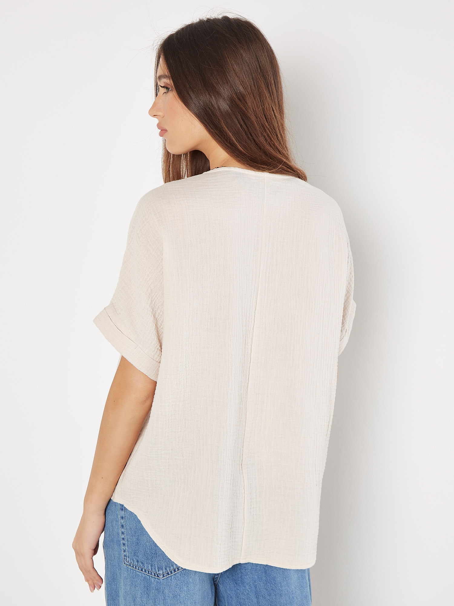 Apricot Klassische Bluse »Bluse« 1 in fließender Ware