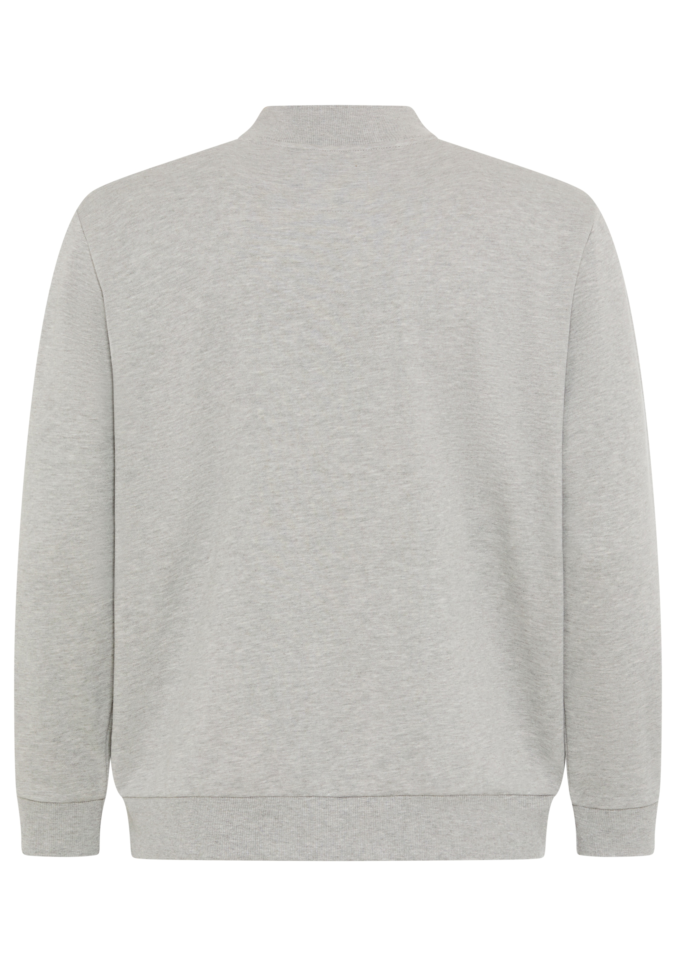 Man's World Plus Sweatjacke aus angerauter Sweatware, Regular Fit, Langarm-Design