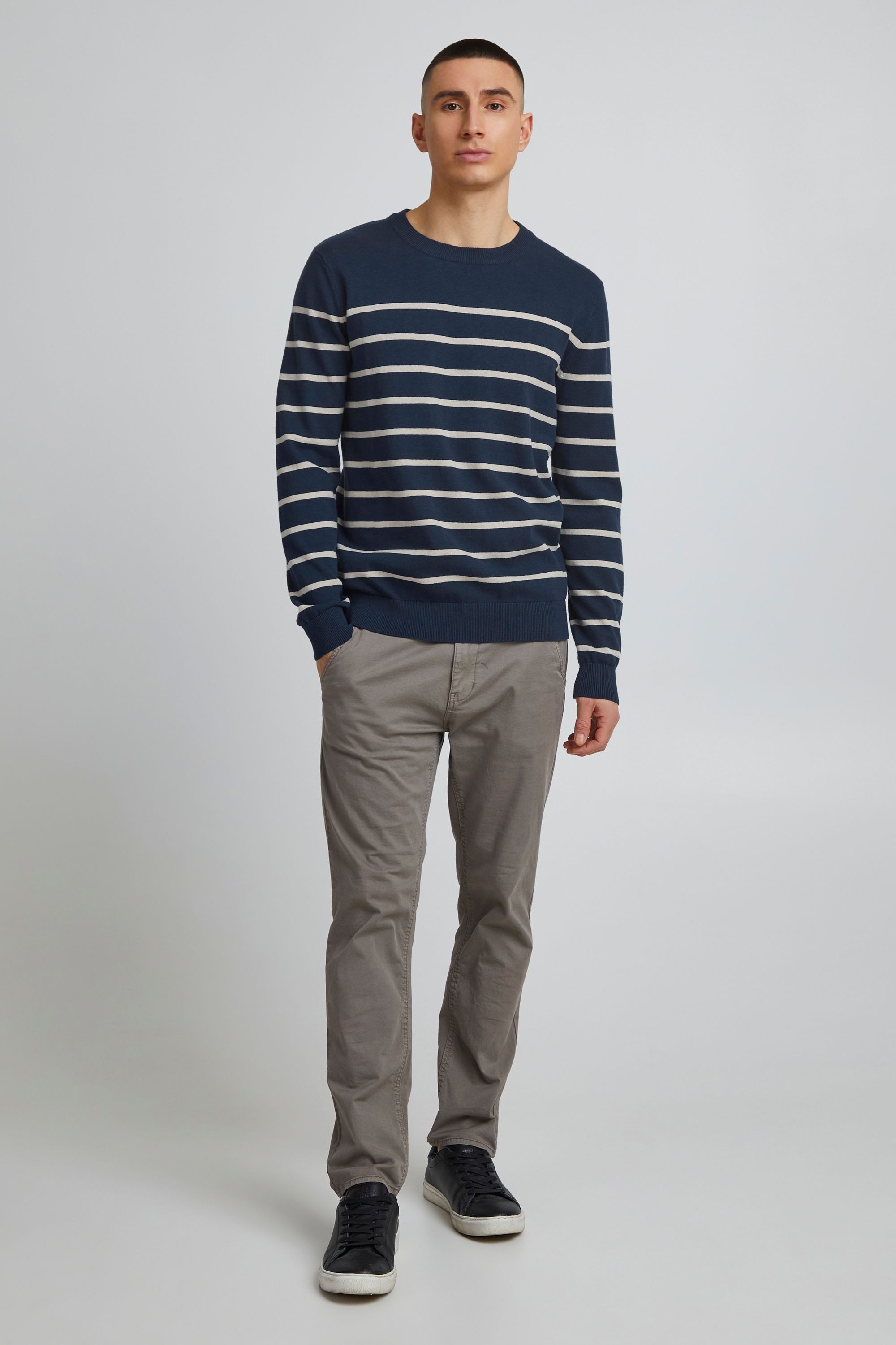 !Solid Strickfleece-Pullover »Strickpullover SDBrice«