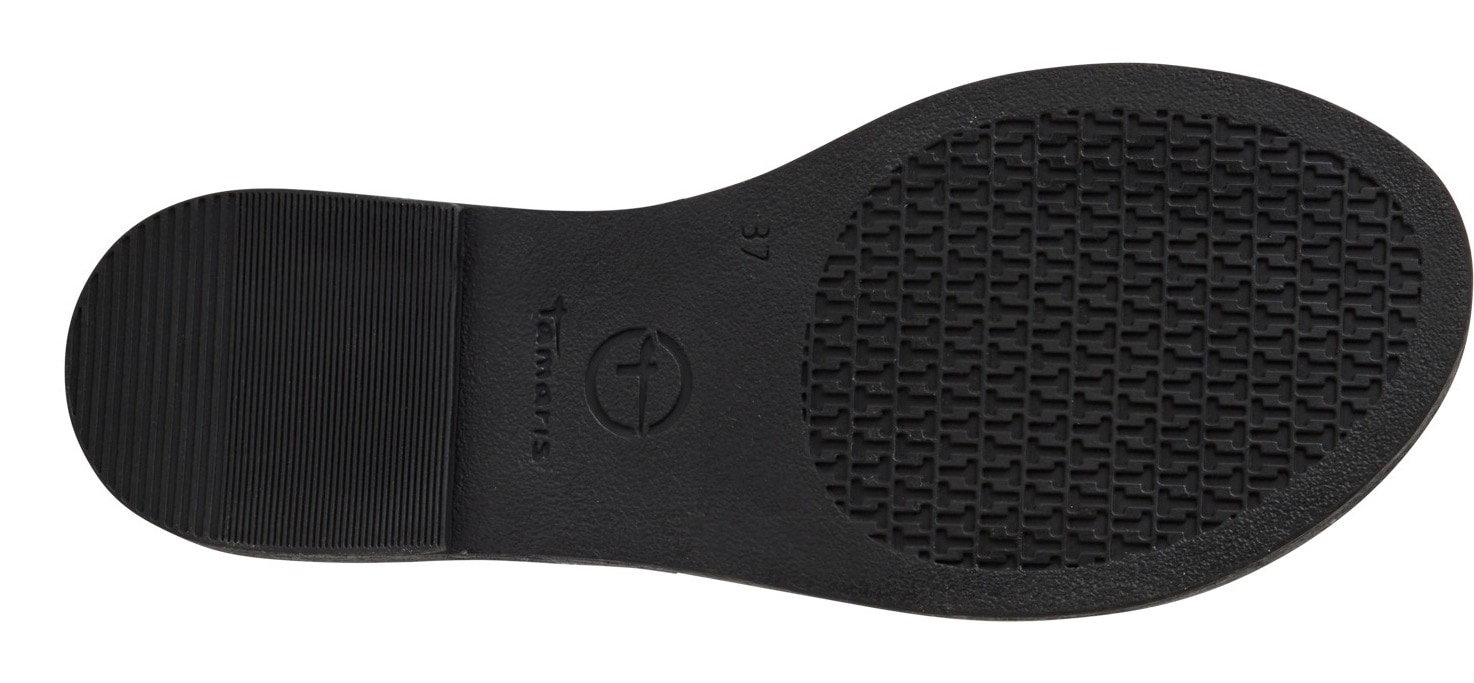 Tamaris Riemchensandale, Sandalette, Sommerschuh mit Riemchen in Flechtoptik
