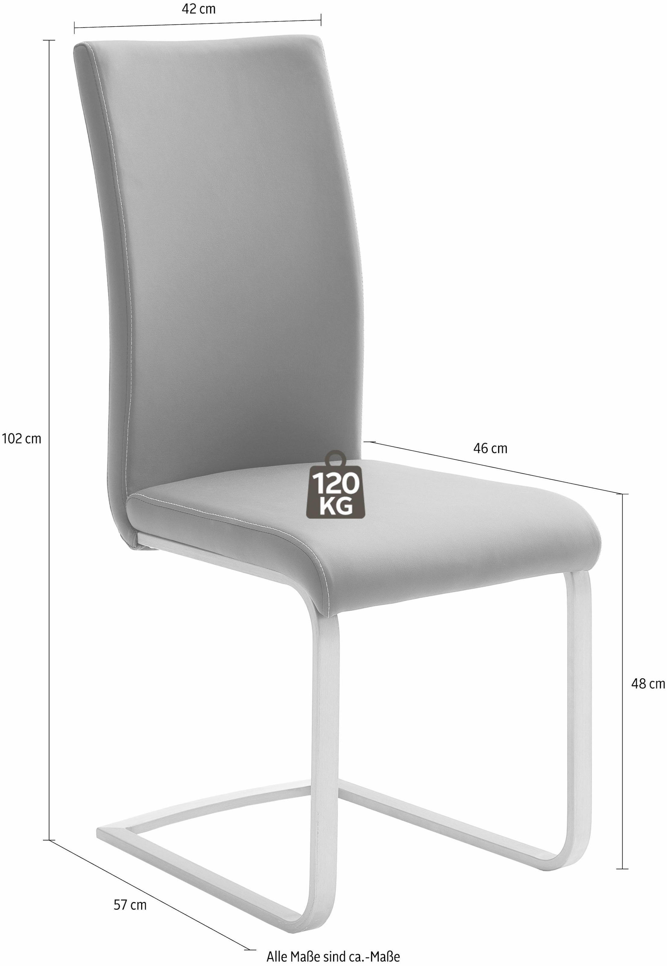 MCA furniture Freischwinger »Paulo 1« (Set) 4 Stk.Stuhl belastbar bis 120 kg