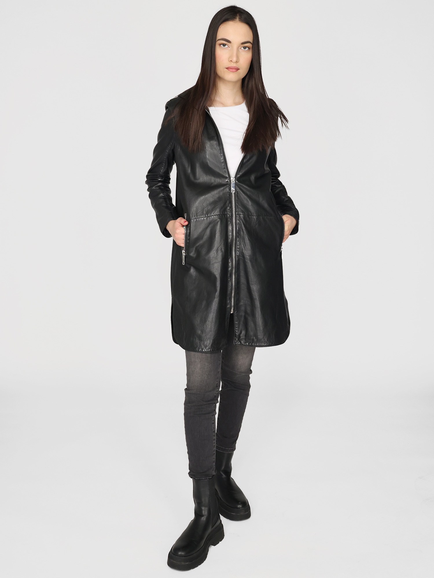 Maze Lederjacke »Ledermantel 4202198«