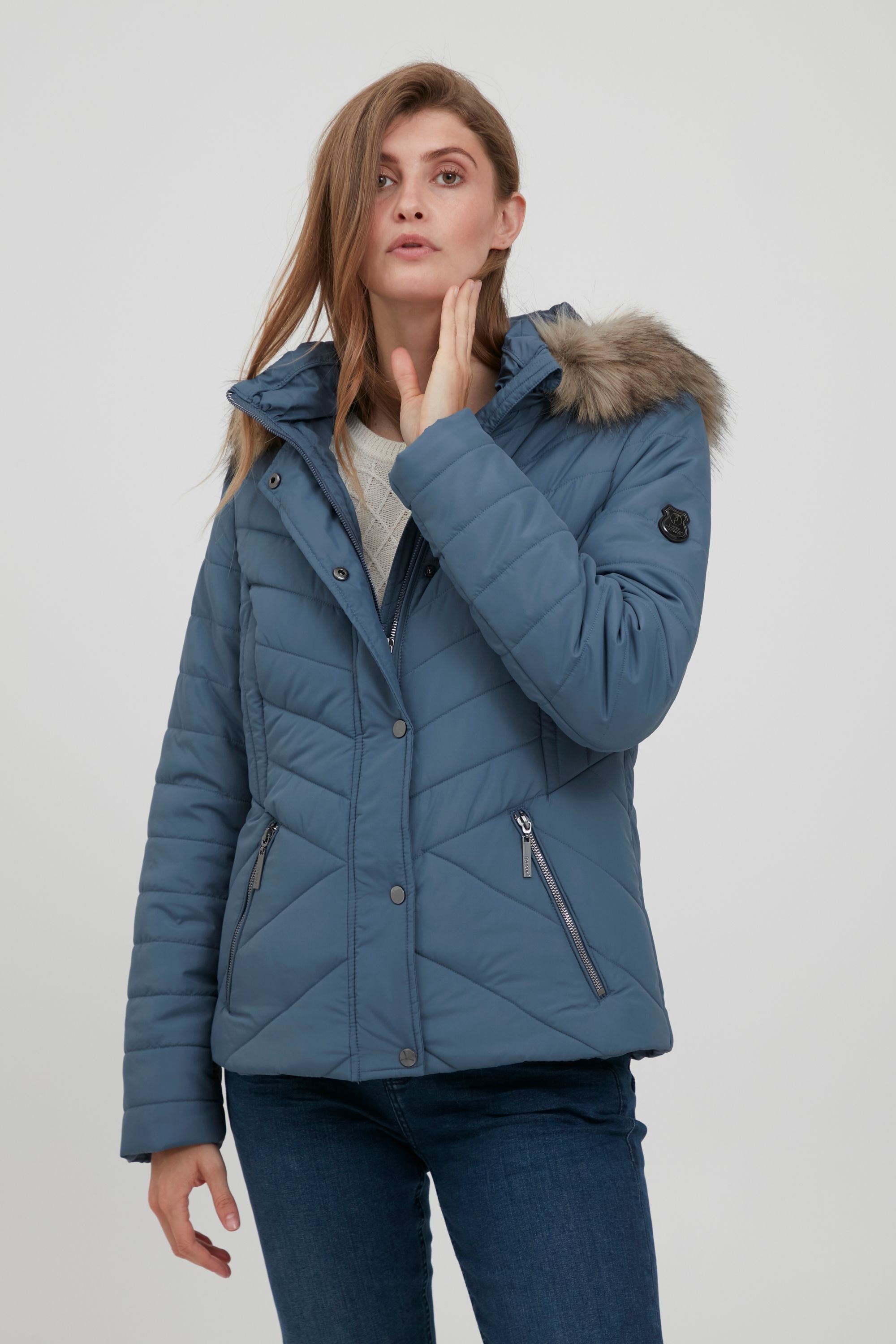 fransa Steppjacke »Steppjacke FRBavest«, mit Kapuze