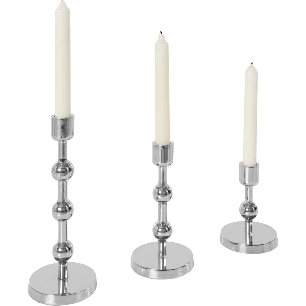 Leonique Kerzenständer, (Set, 3), handgefertigt