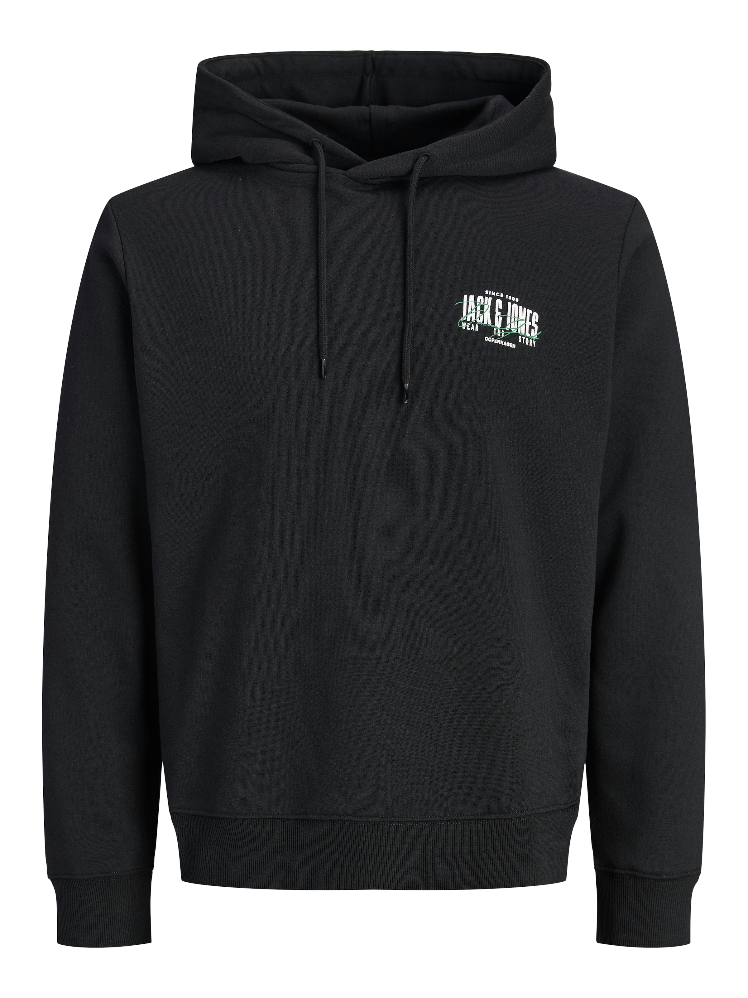Jack & Jones Kapuzensweatshirt »JJAERO SWEAT HOOD«, Materialmix, regular fit
