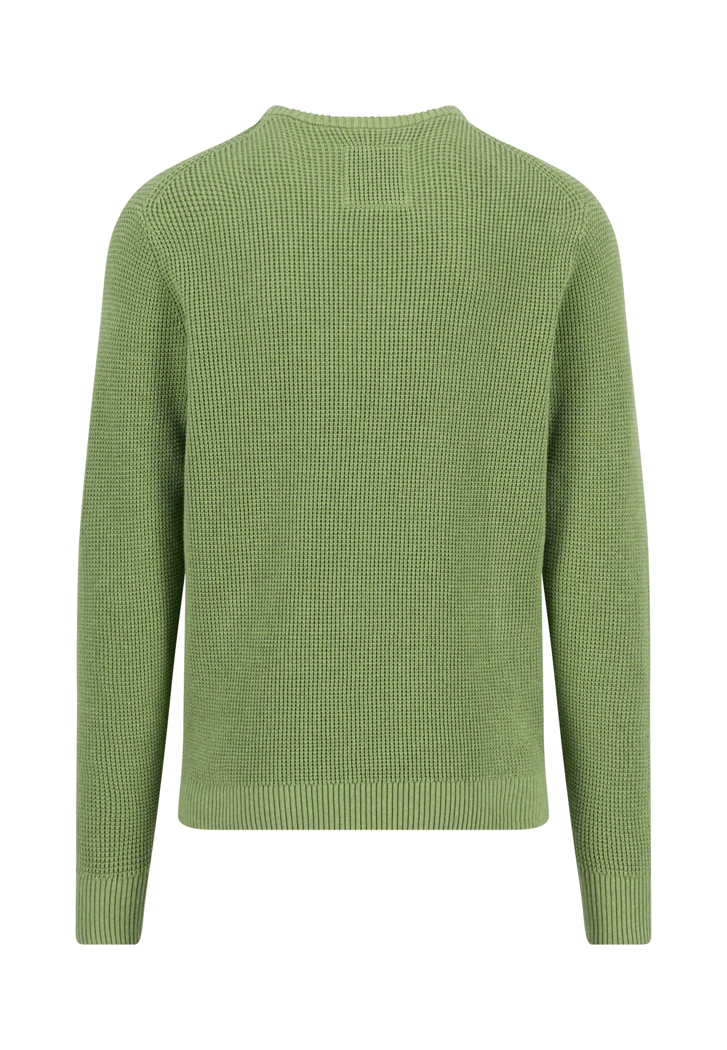 FYNCH-HATTON Strickpullover aus Baumwolle, normale Passform, hüftbedeckende Länge